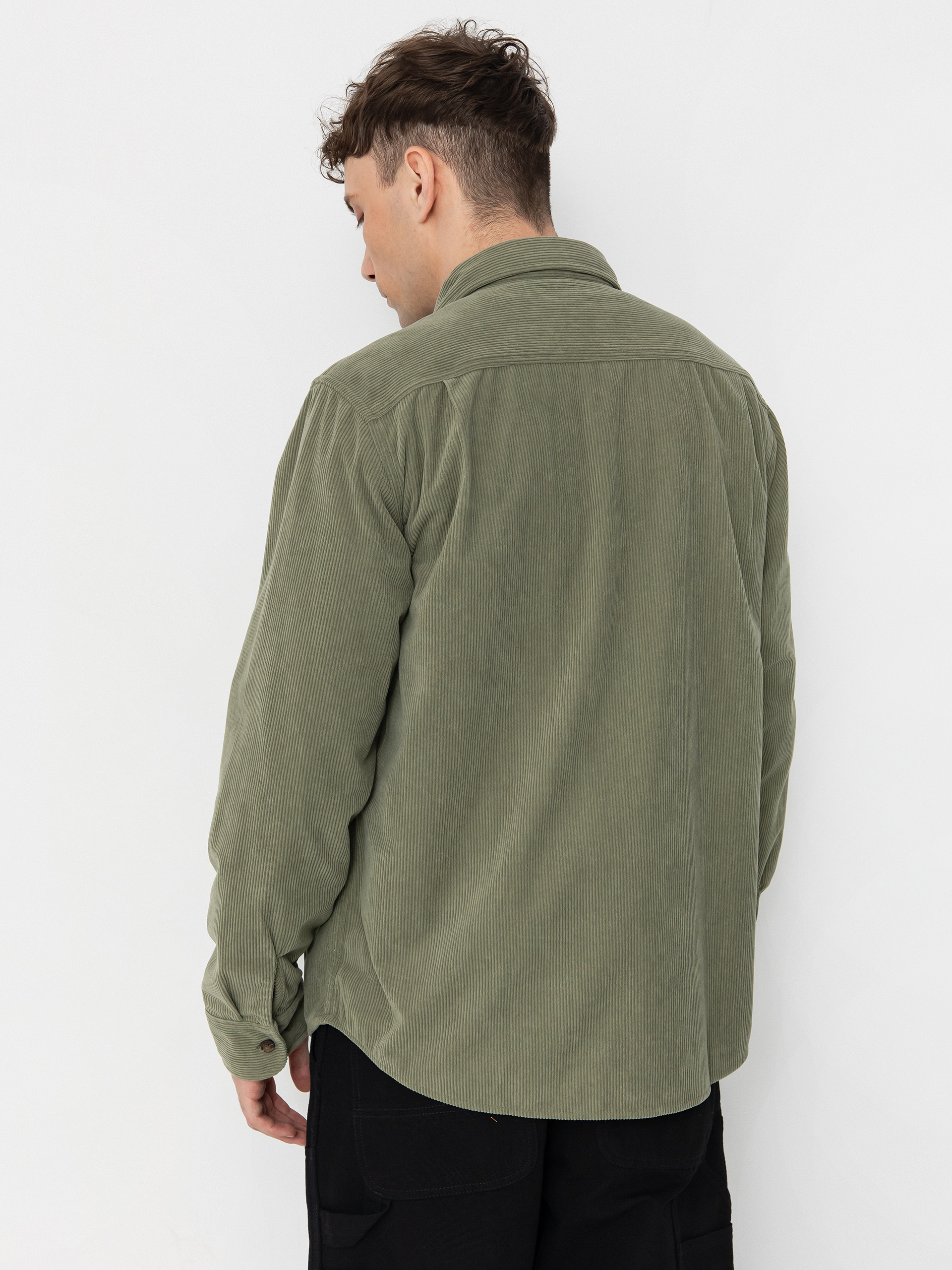 Brixton The Field Corduroy Overshirt Ing (military olive)