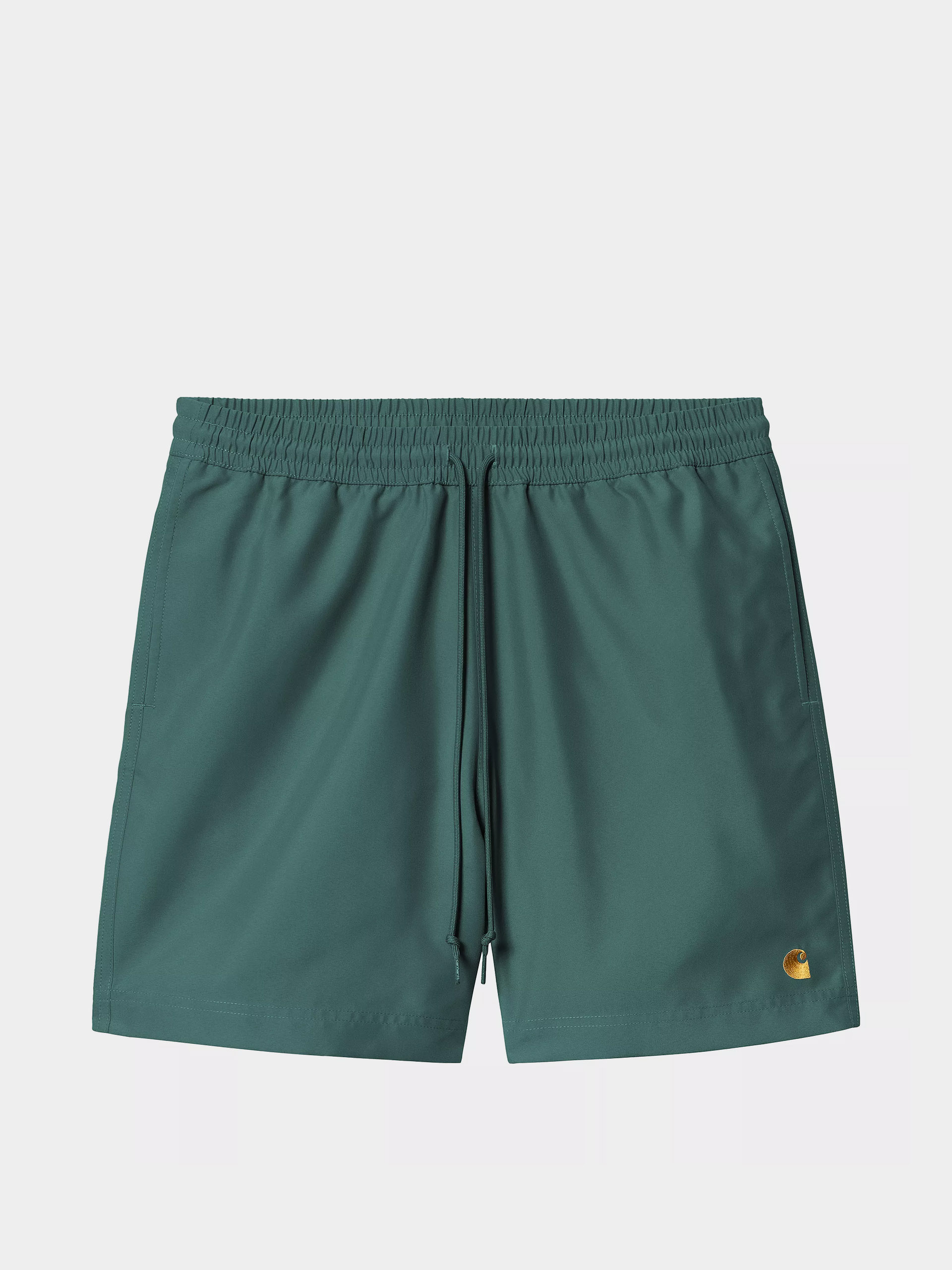 Rövidnadrág Carhartt WIP Chase Swim (rainforest/gold)