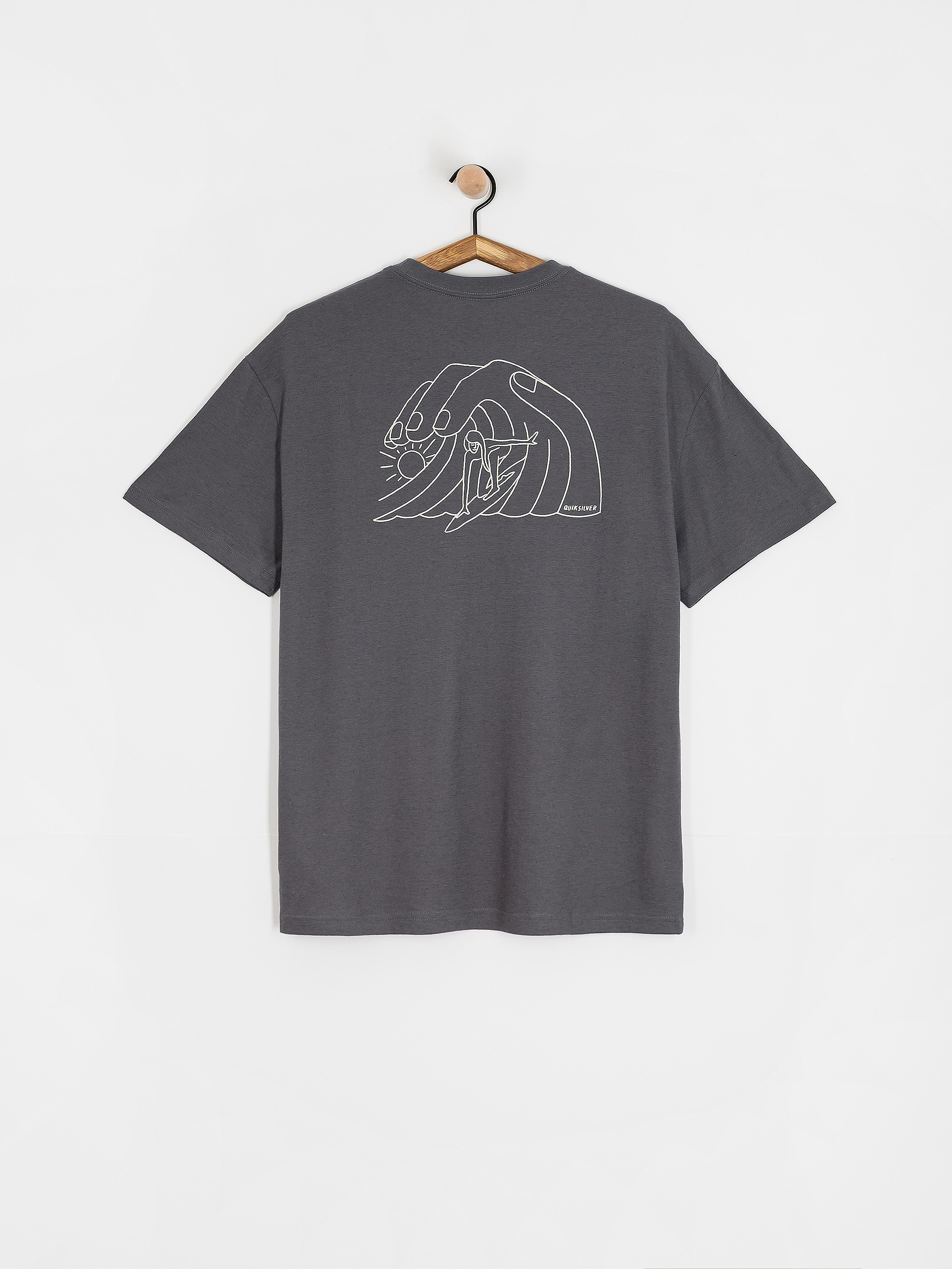 Quiksilver Freedom Swell Póló (iron gate)