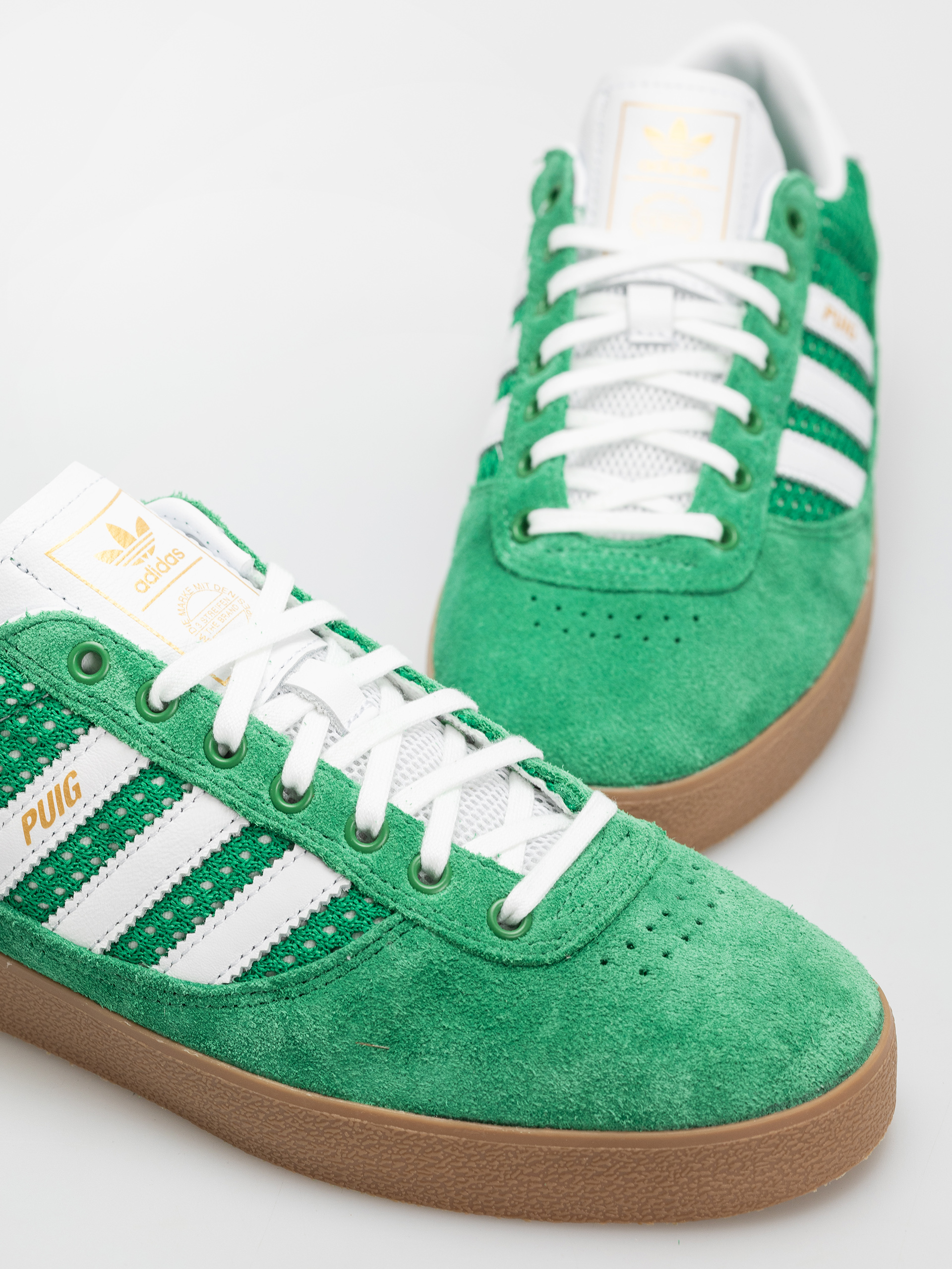 adidas Puig Indoor Cipők (green/ftwwht/gum4)