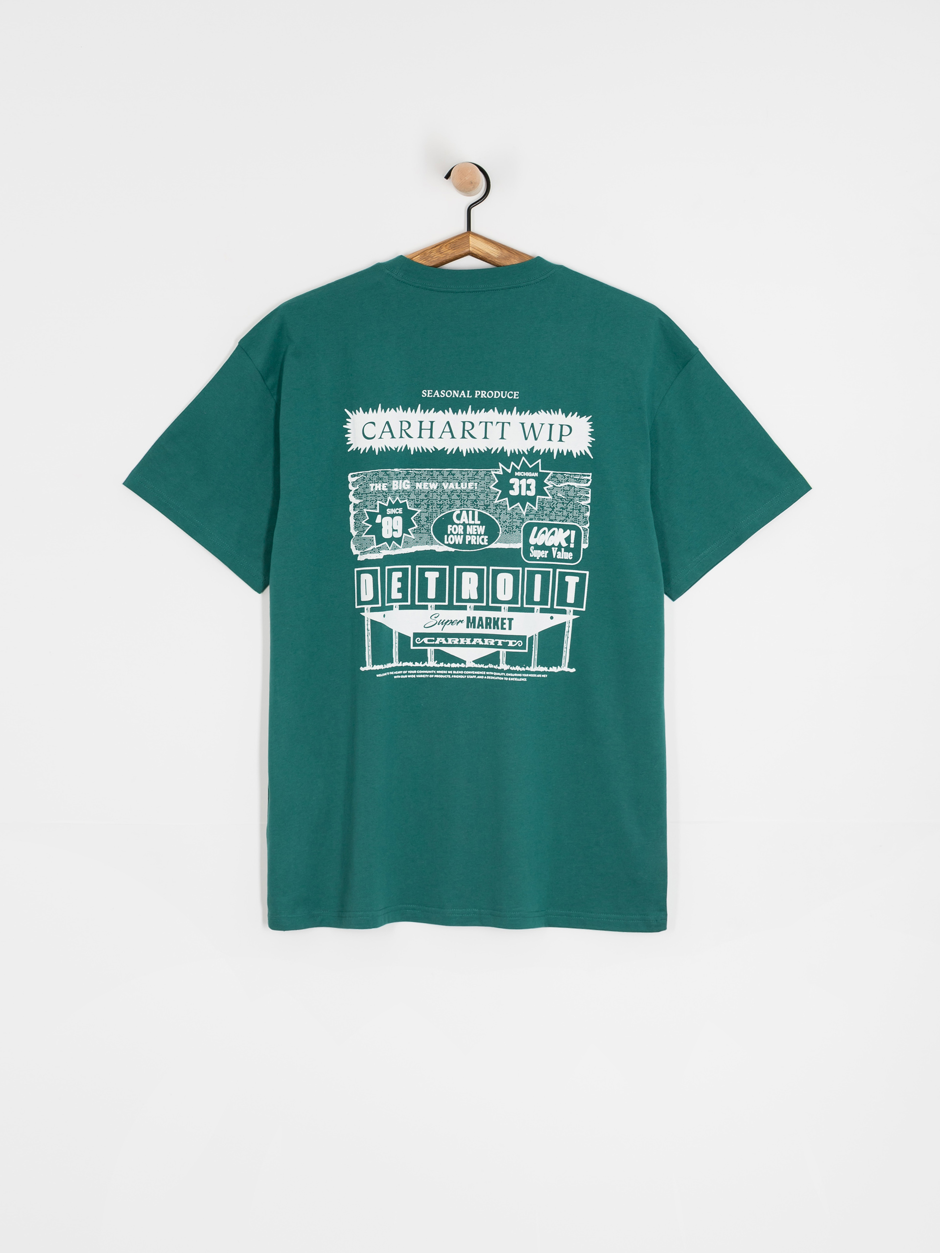 Carhartt WIP Catalogue Póló (rainforest/white)