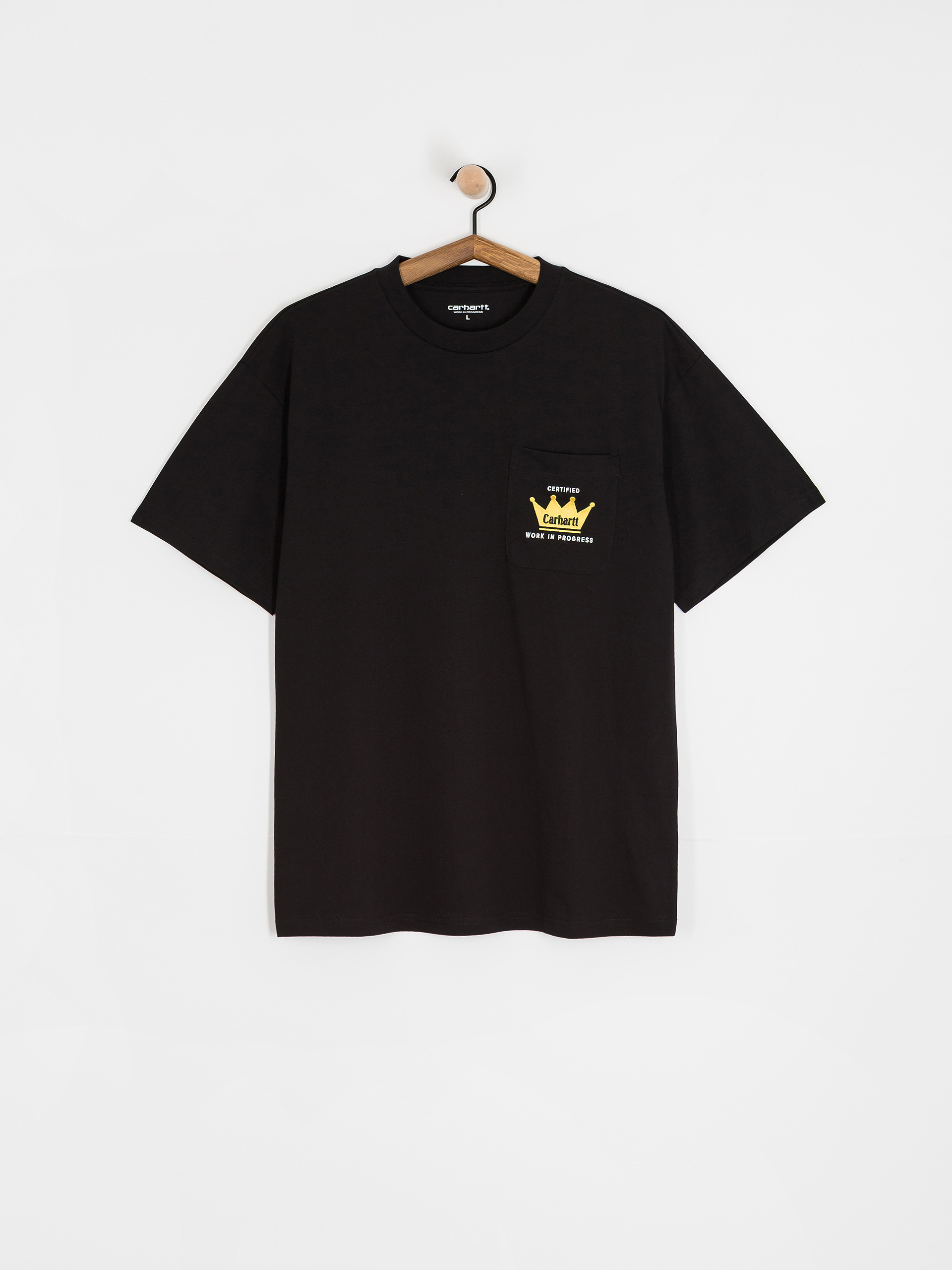 Carhartt WIP Crown Pocket Póló (black)