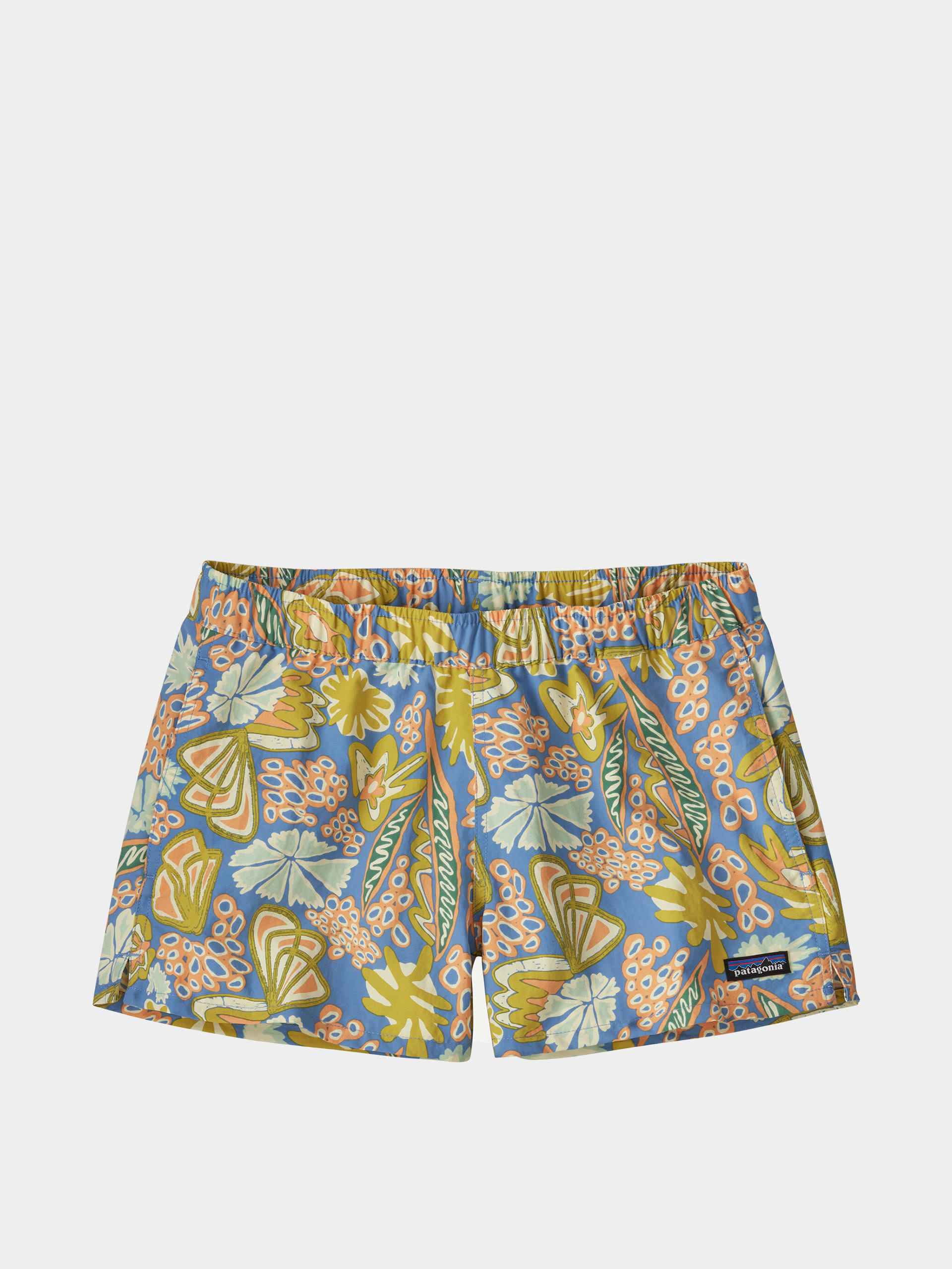 Rövidnadrág Patagonia Barely Baggies 2 1/2 in Wmn (flourish/abundant blue)