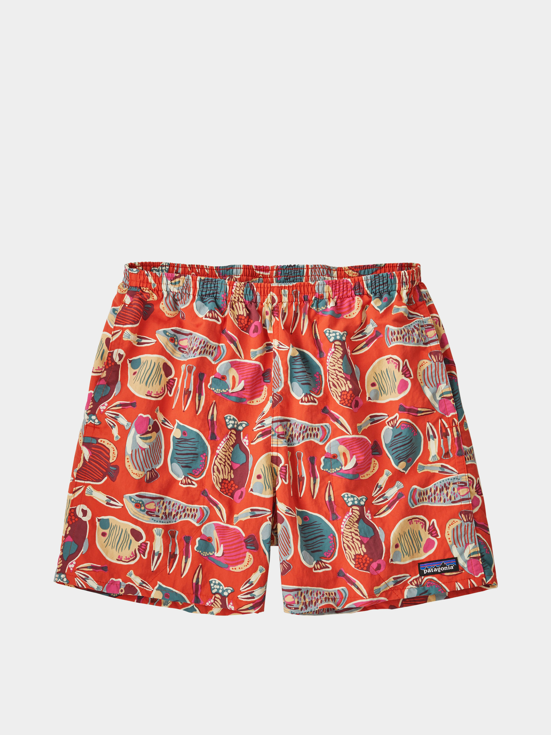 Rövidnadrág Patagonia Baggies Shorts 5in (wrasse/pollinator orange)