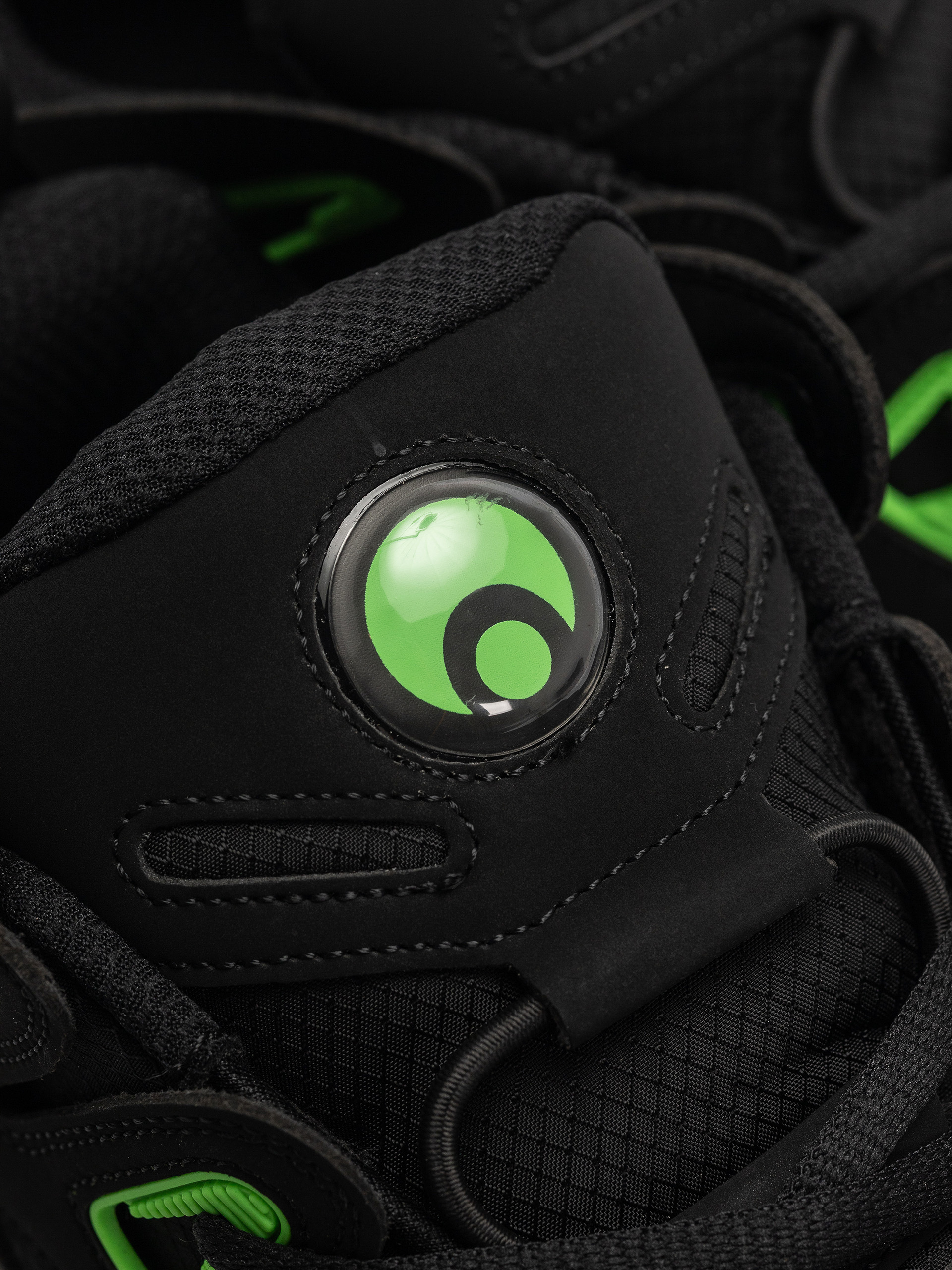 Osiris D3 E Cipők (black/charcoal/green)