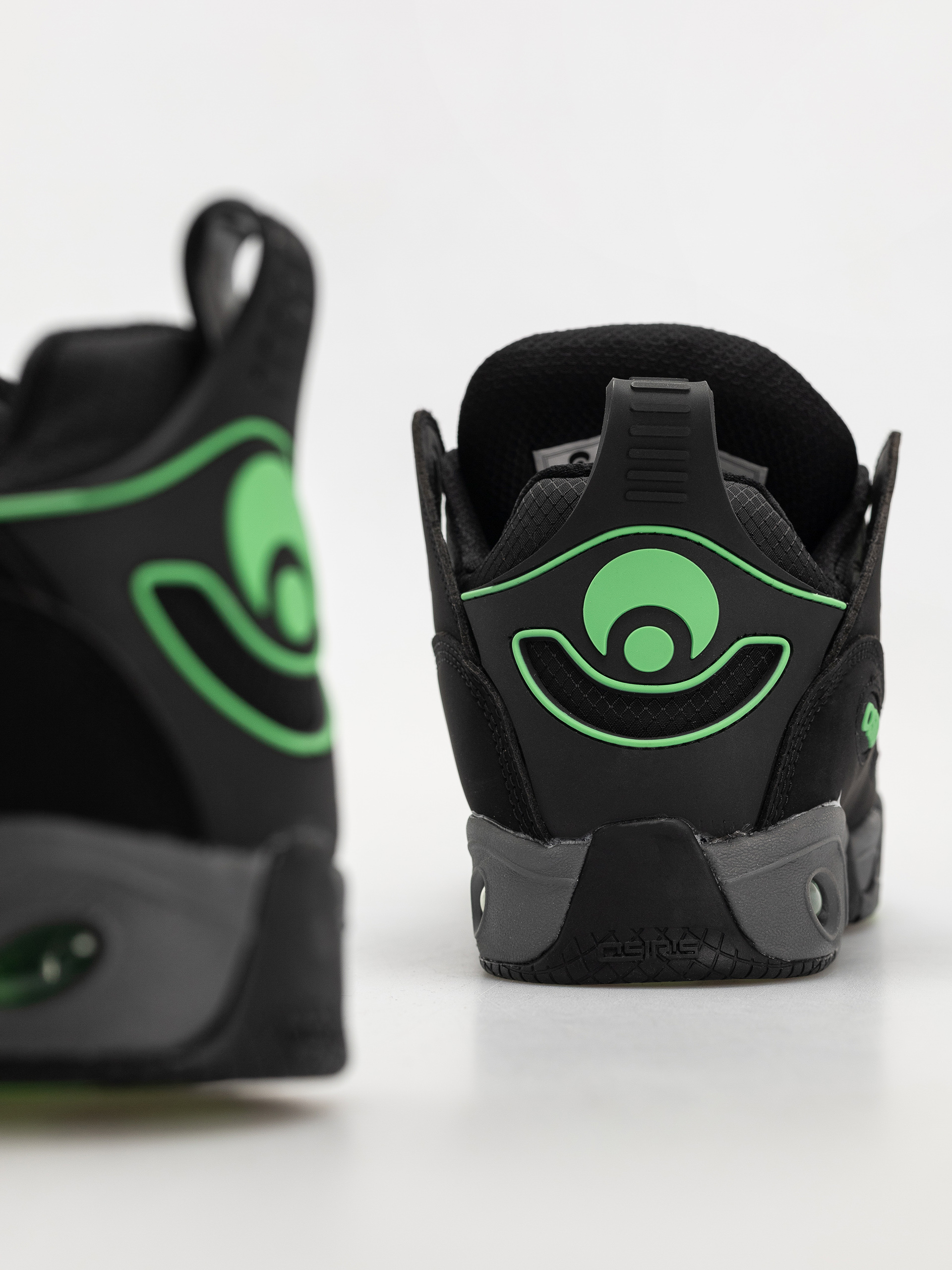 Osiris D3 E Cipők (black/charcoal/green)