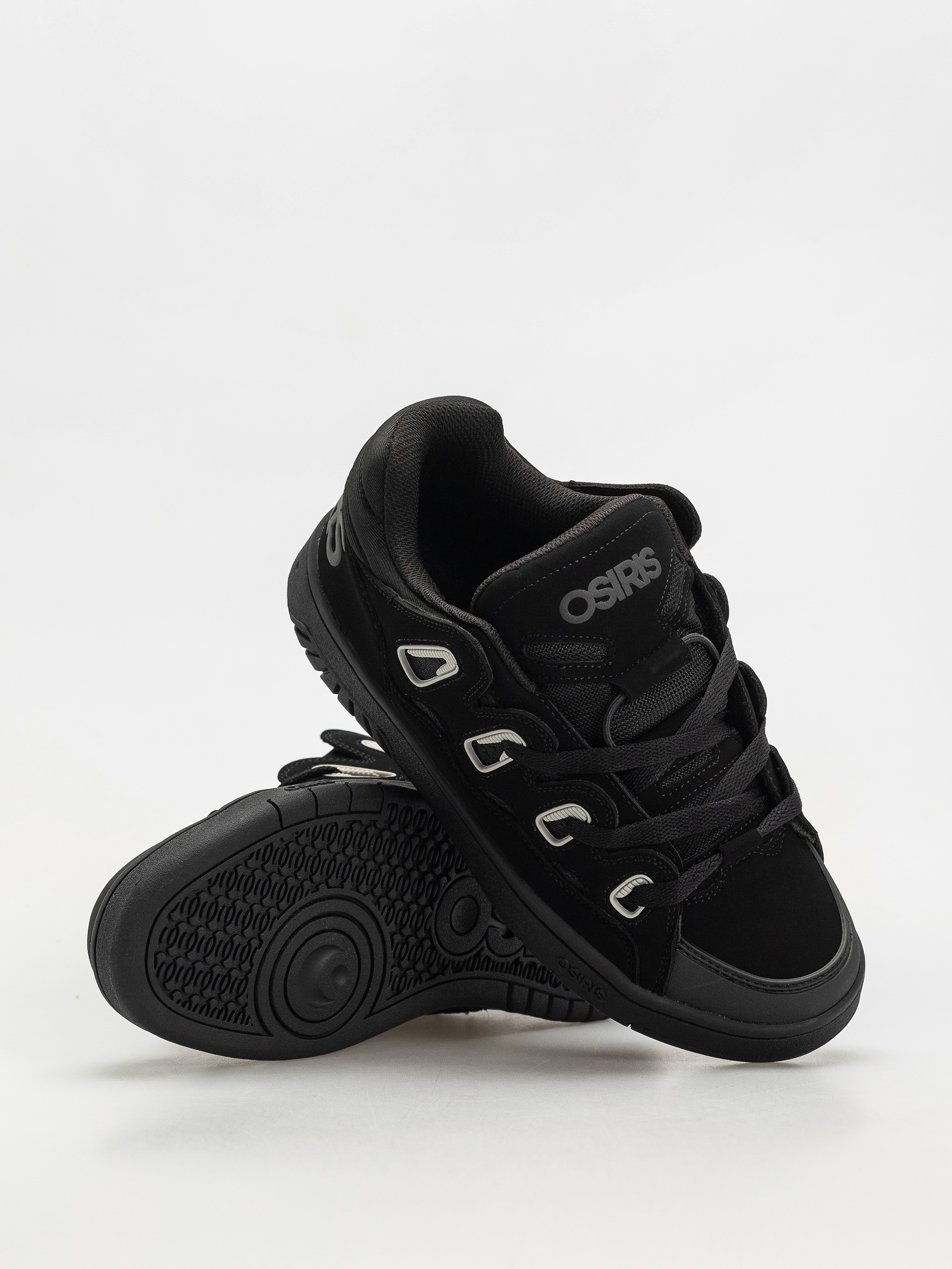 Osiris D3 S Cipők (black/grey/black)
