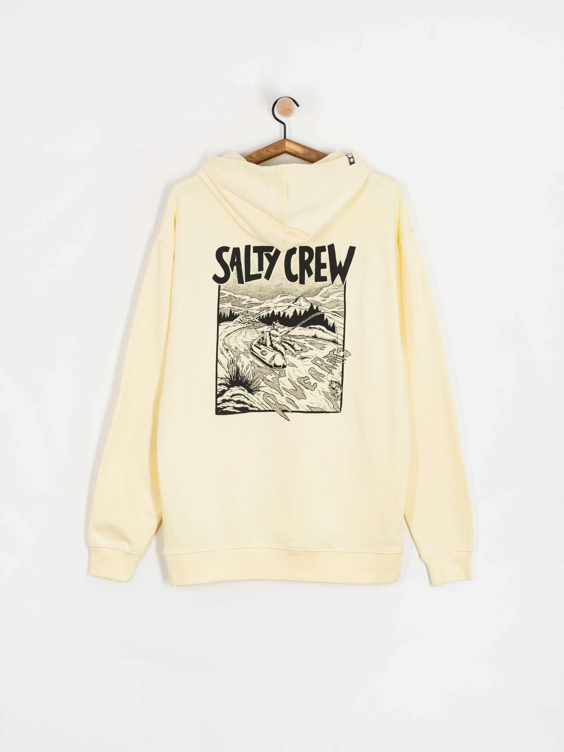 Salty Crew River Rats HD Kapucnis pulóver (transparent yellow)