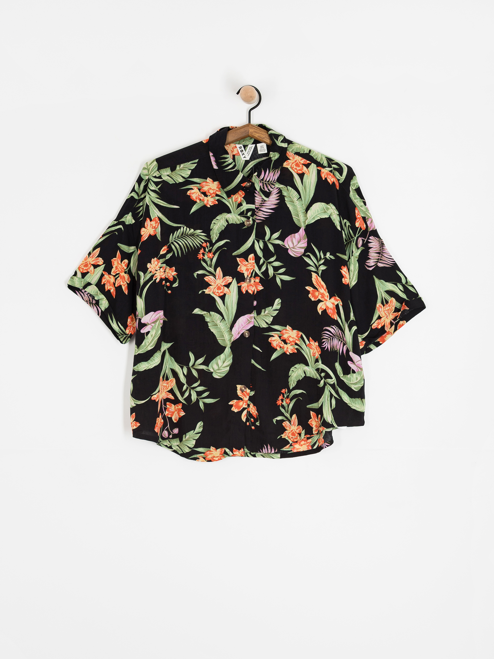 Roxy Beach Nostalgia Crinkle Ing Wmn (anthracite island escape)