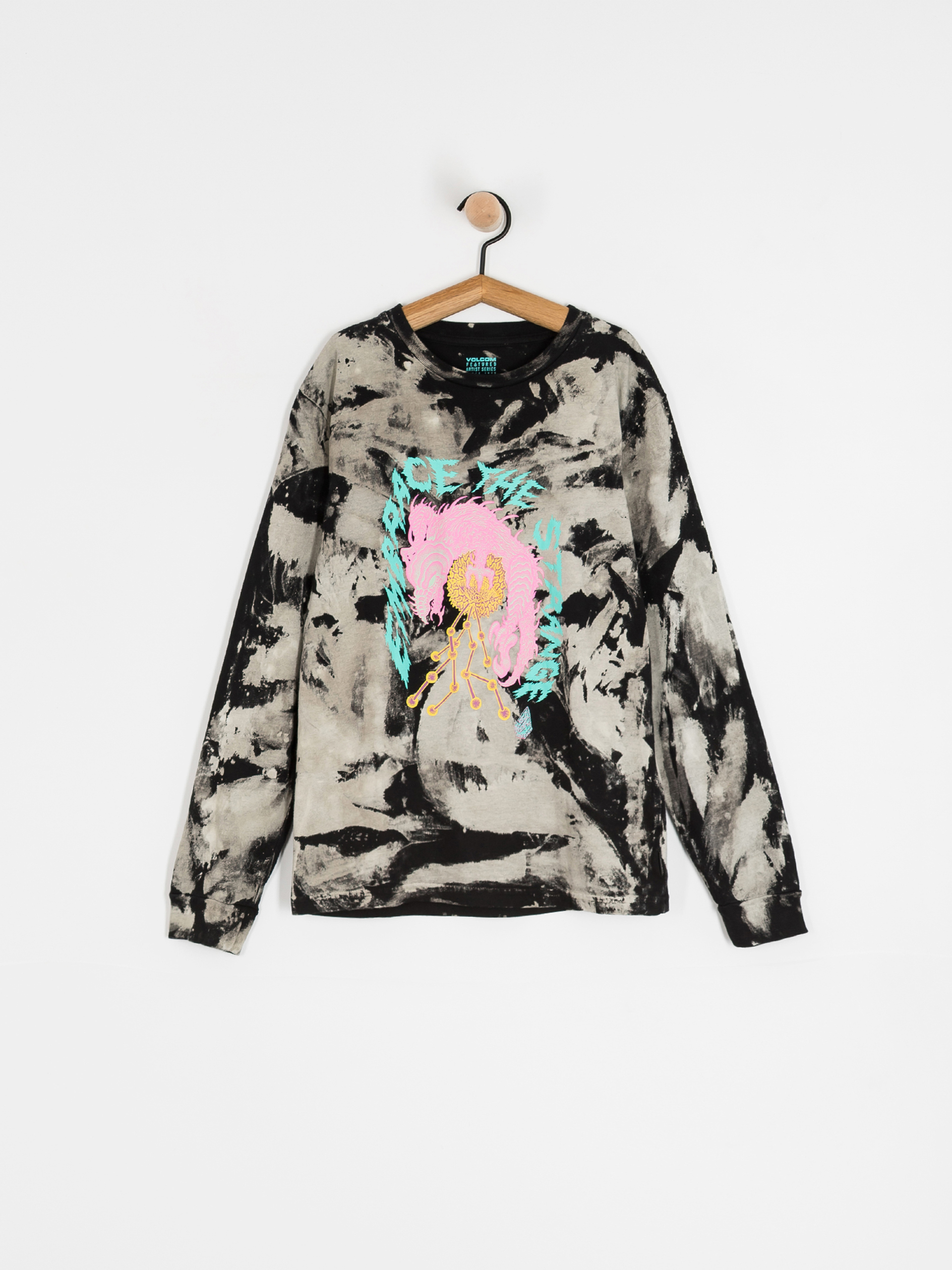 Volcom Fa Tetsunori Lst JR Hosszú ujjú felső (black white)