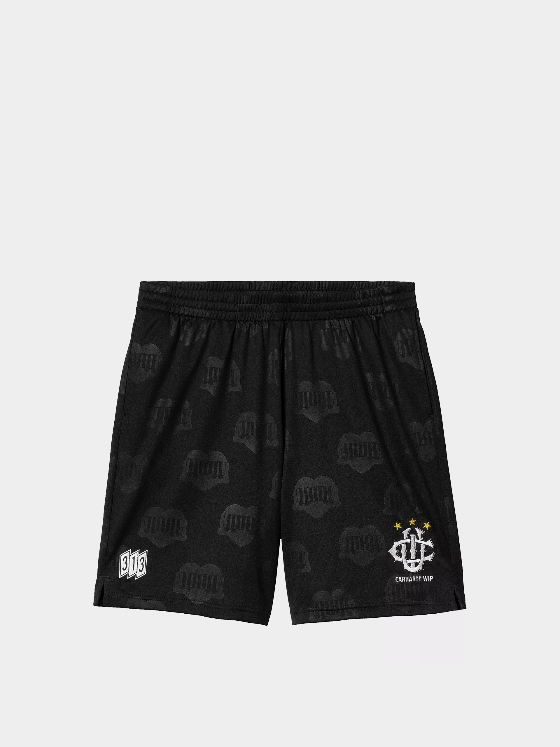 Rövidnadrág Carhartt WIP Hartts Football (heart train jacquard/black)