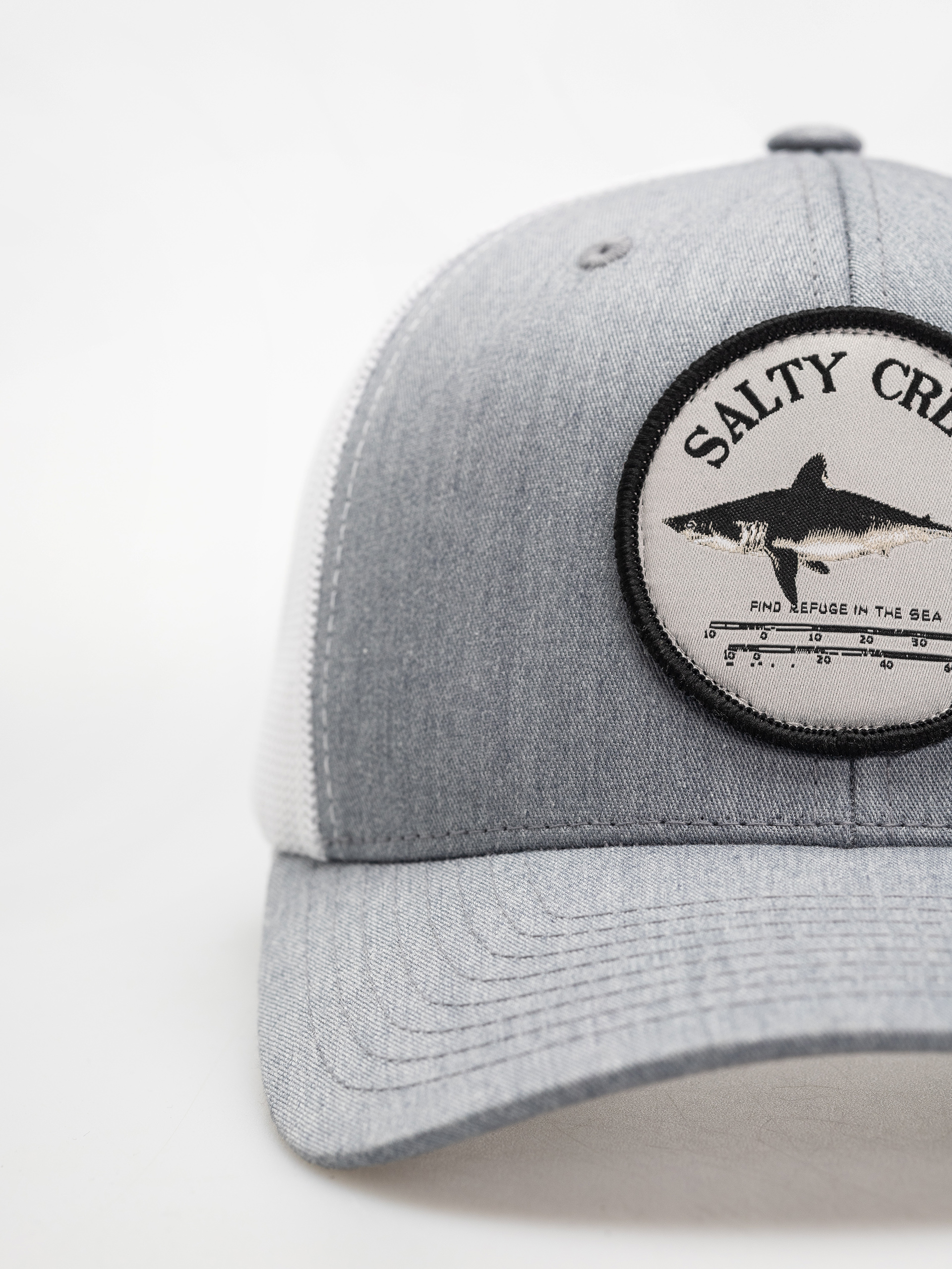 Salty Crew Bruce Baseball sapka (heather grey white)