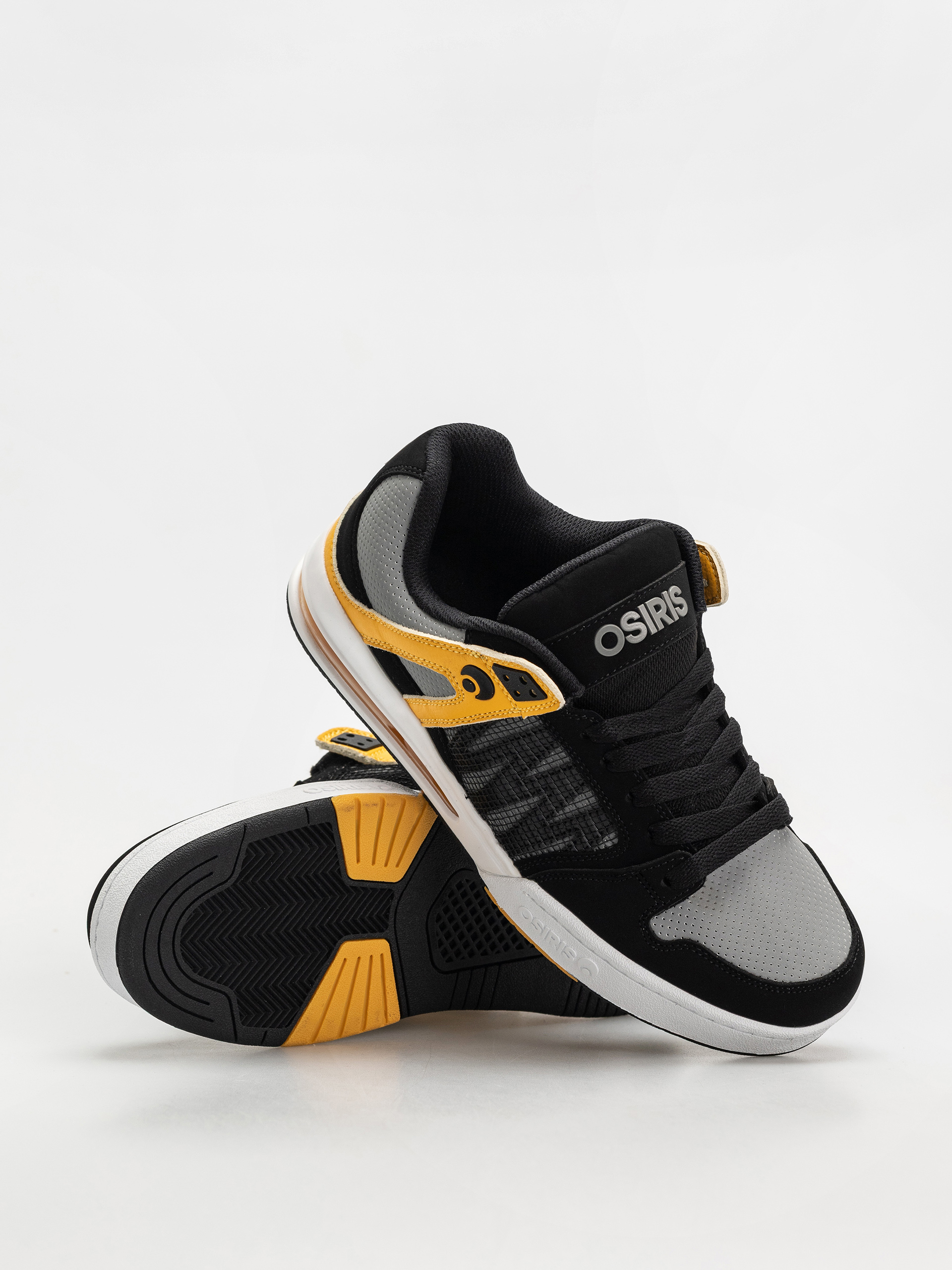 Osiris Pixel Cipők (black/charcoal/yellow)