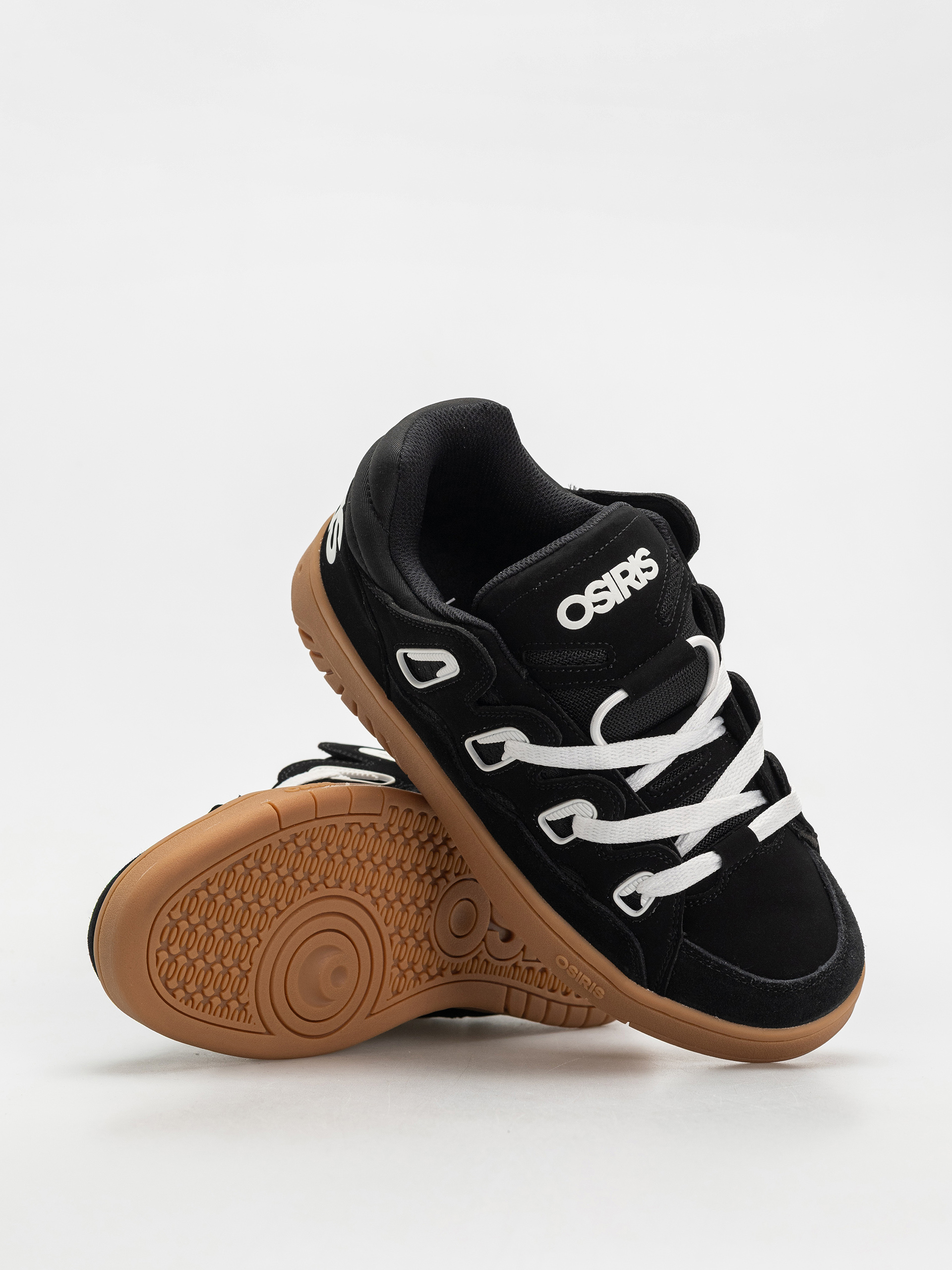 Osiris D3 S Cipők (black/white/gum)