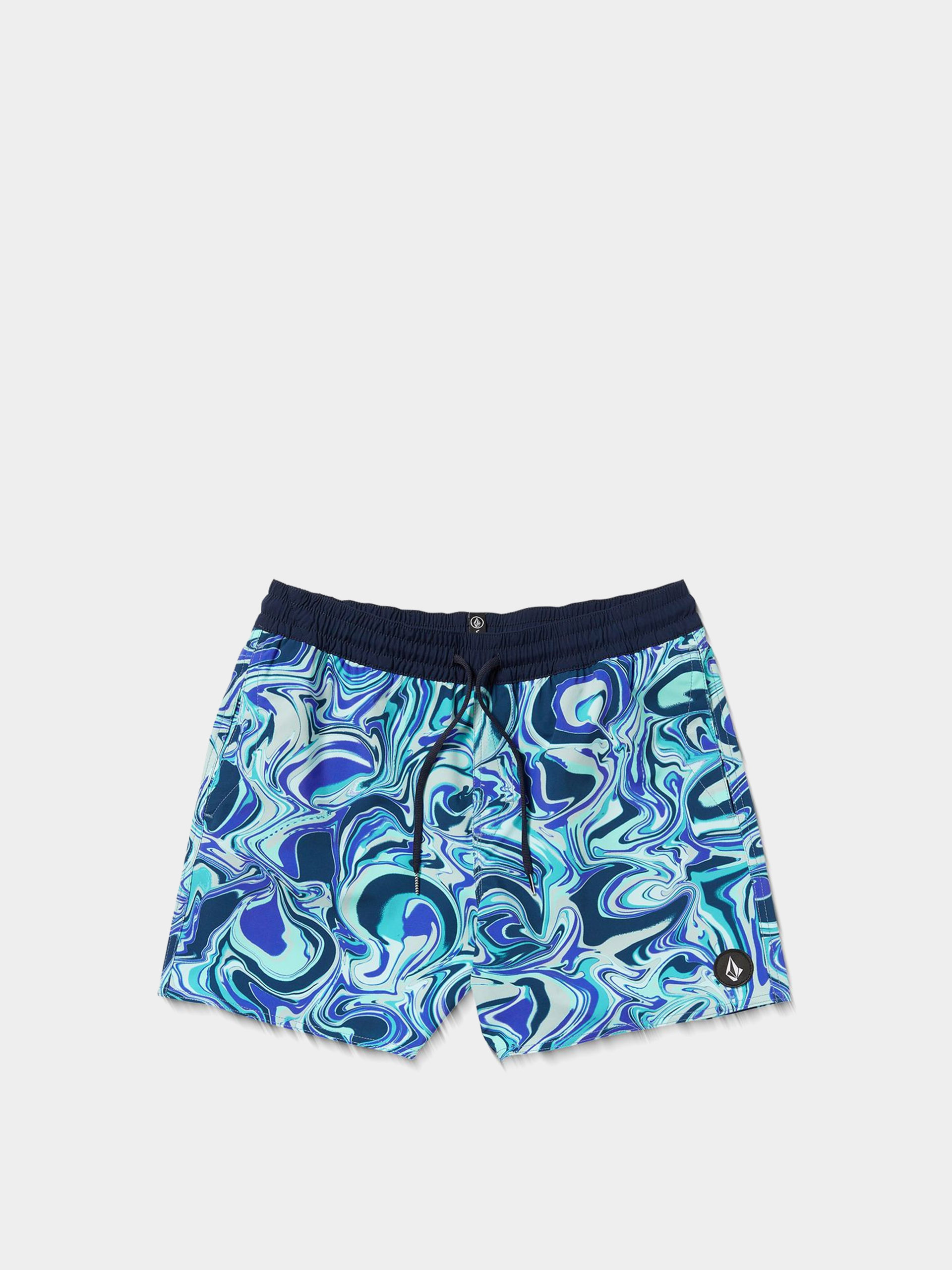Volcom Lido Print Trunk 16 Rövidnadrág (navy)
