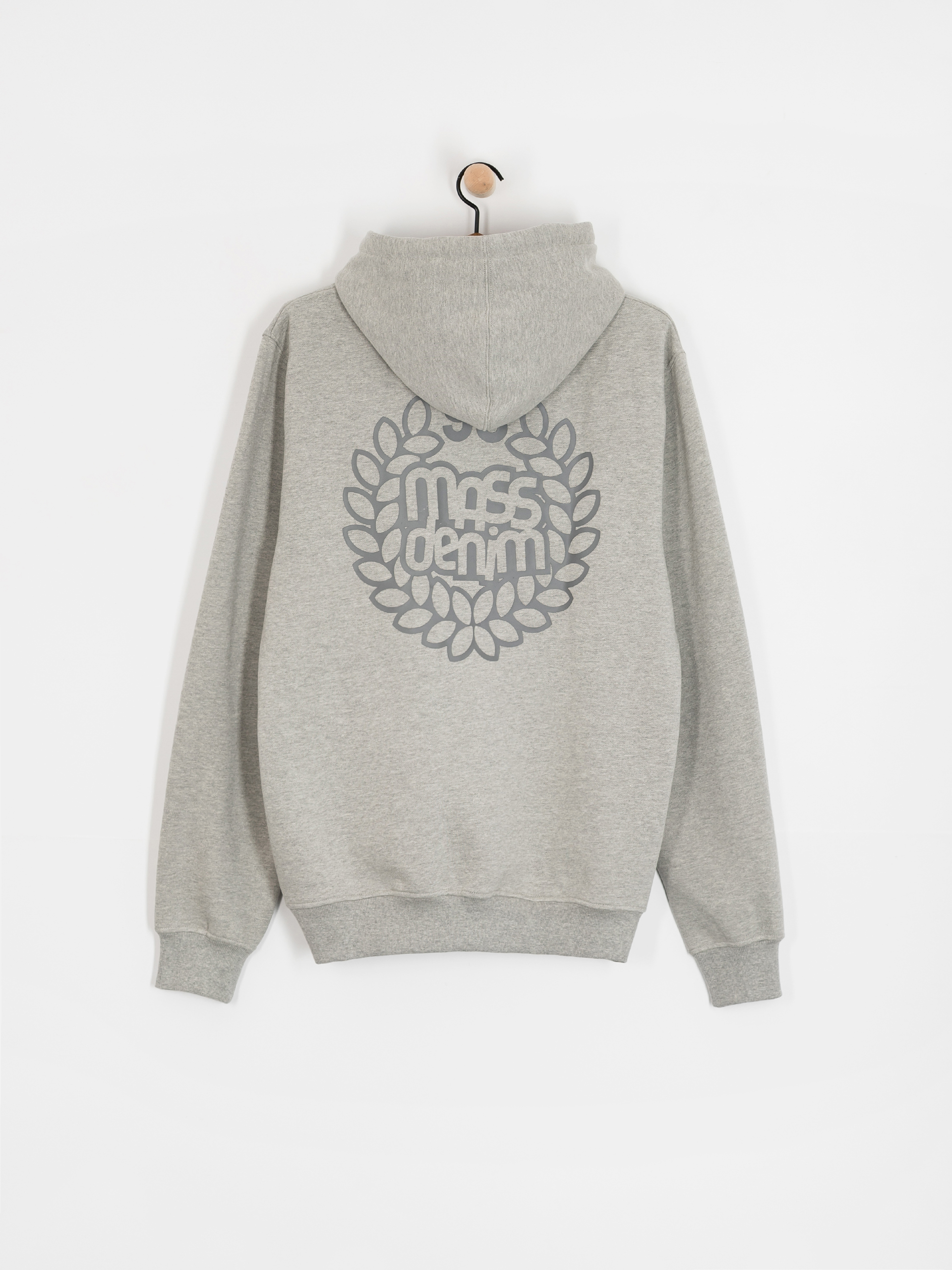 MassDnm Base Back HD Kapucnis pulóver (lt heather grey)