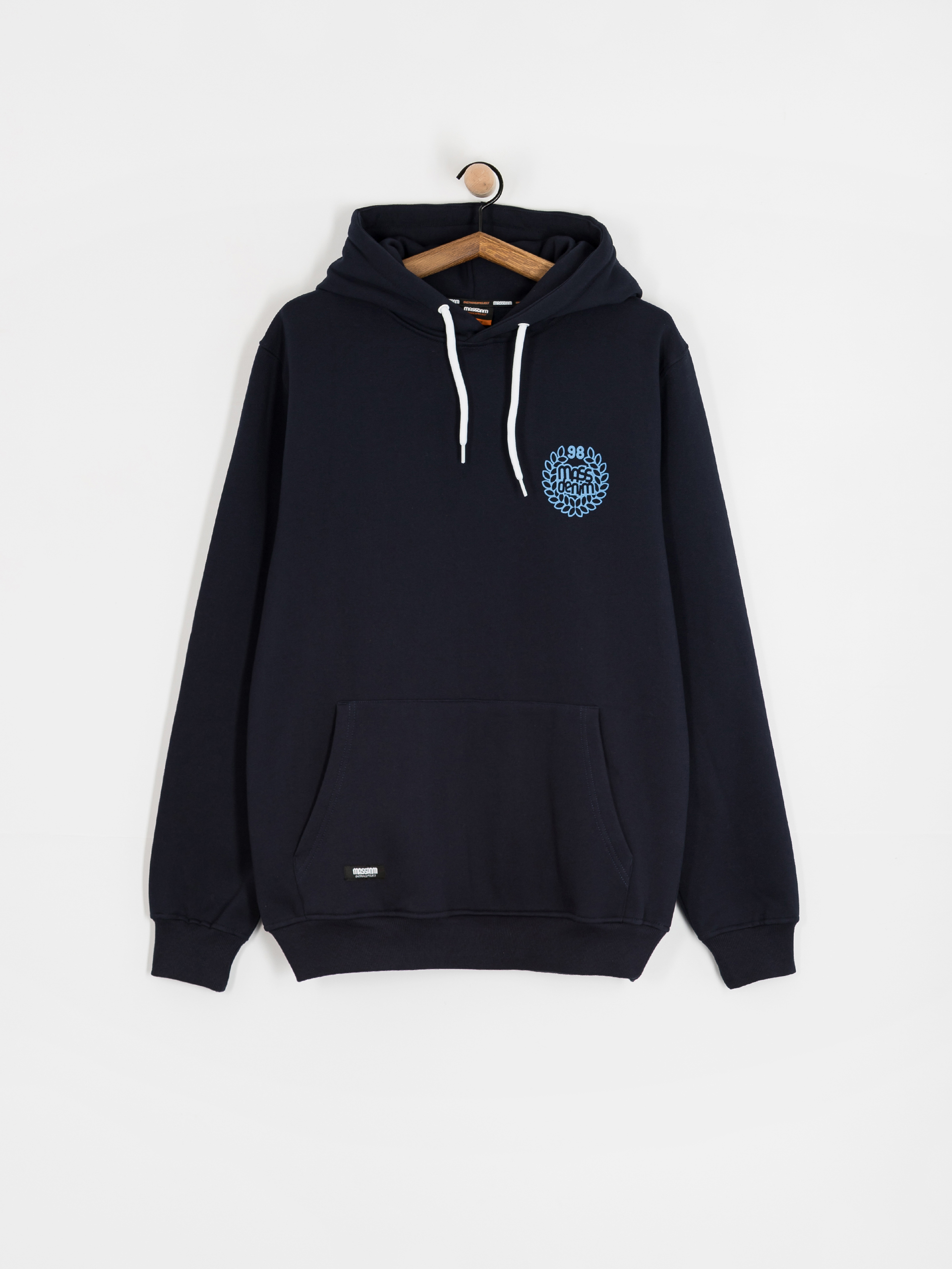 MassDnm Base Back HD Kapucnis pulóver (navy)