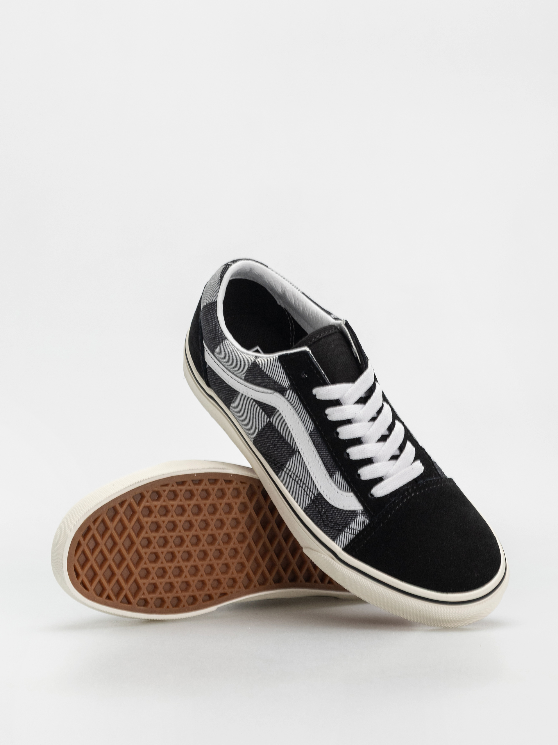Vans Old Skool Cipők (mono checkerboard black)