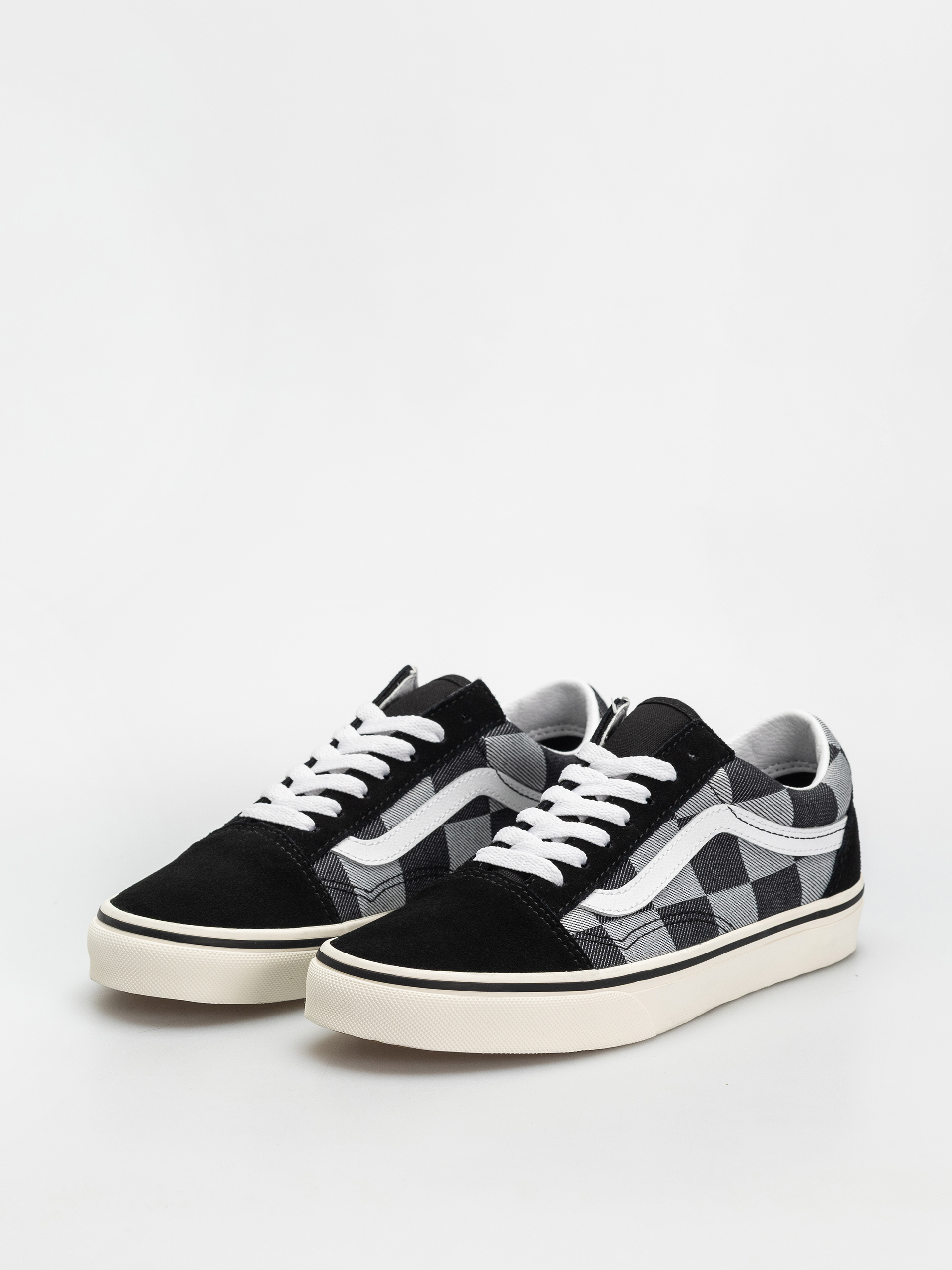 Vans Old Skool Cipők (mono checkerboard black)