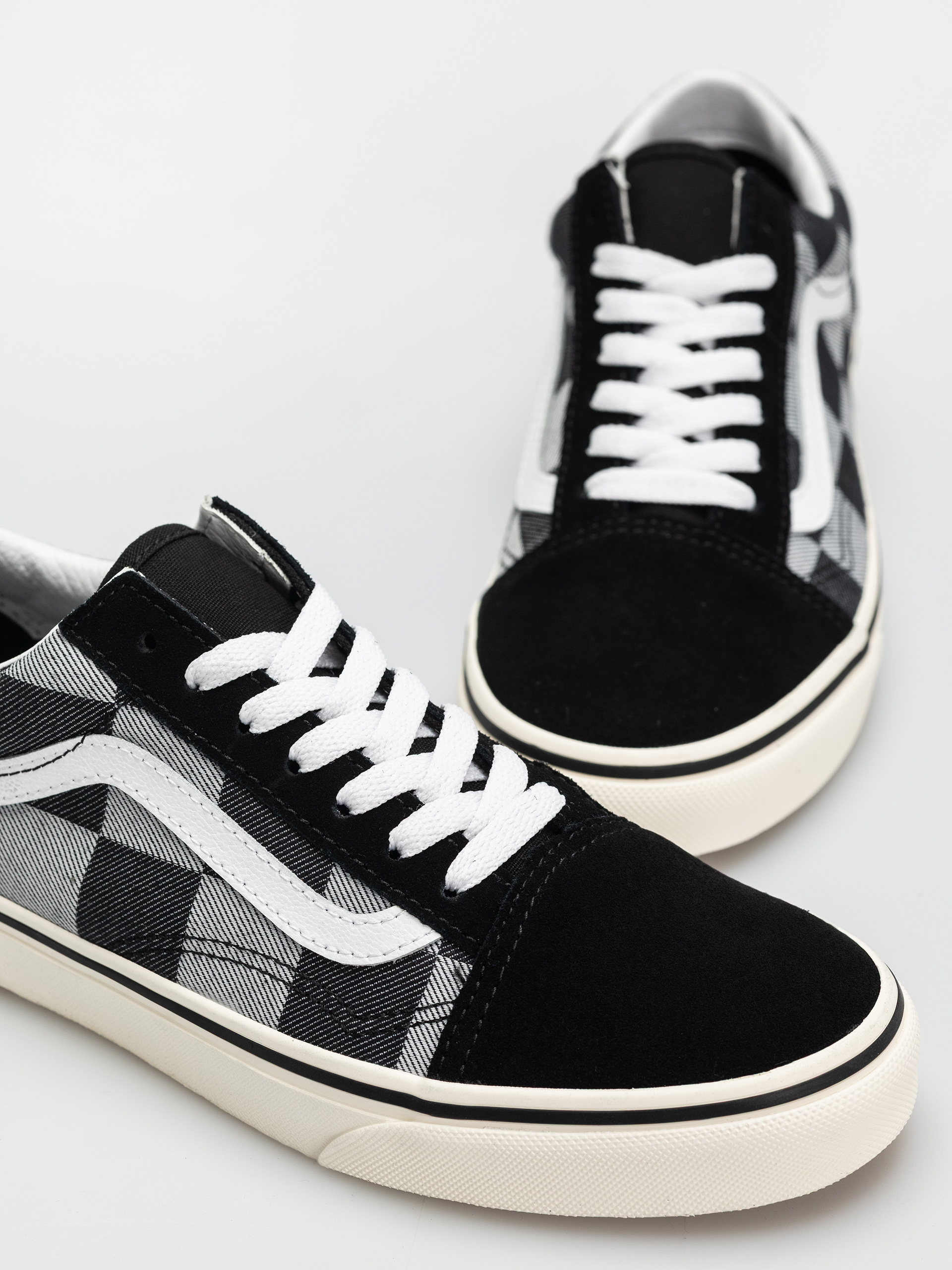 Vans Old Skool Cipők (mono checkerboard black)
