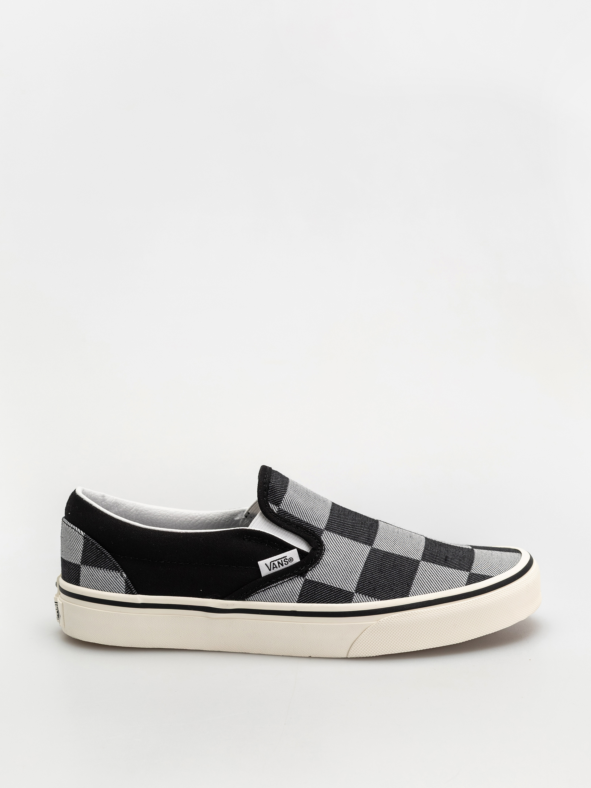 Vans Classic Slip On Cipők (mono checkerboard black)