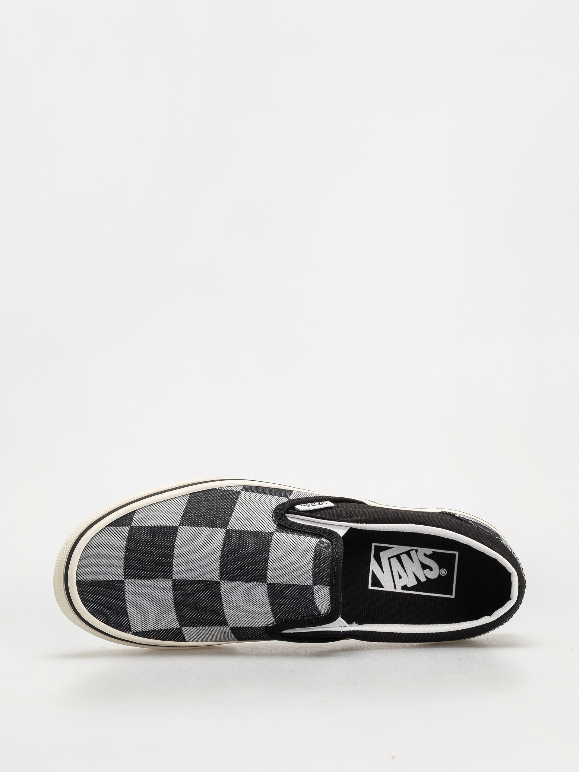 Vans Classic Slip On Cipők (mono checkerboard black)