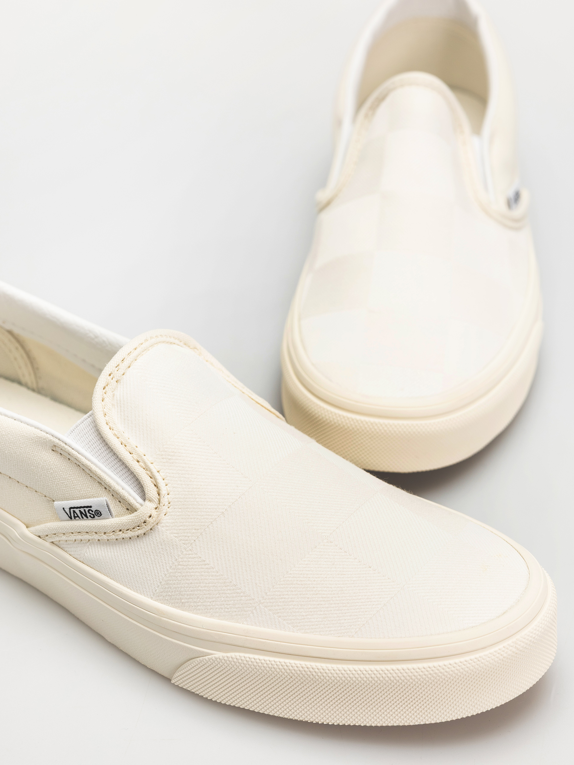 Vans Classic Slip On Cipők (mono checkerboard white)