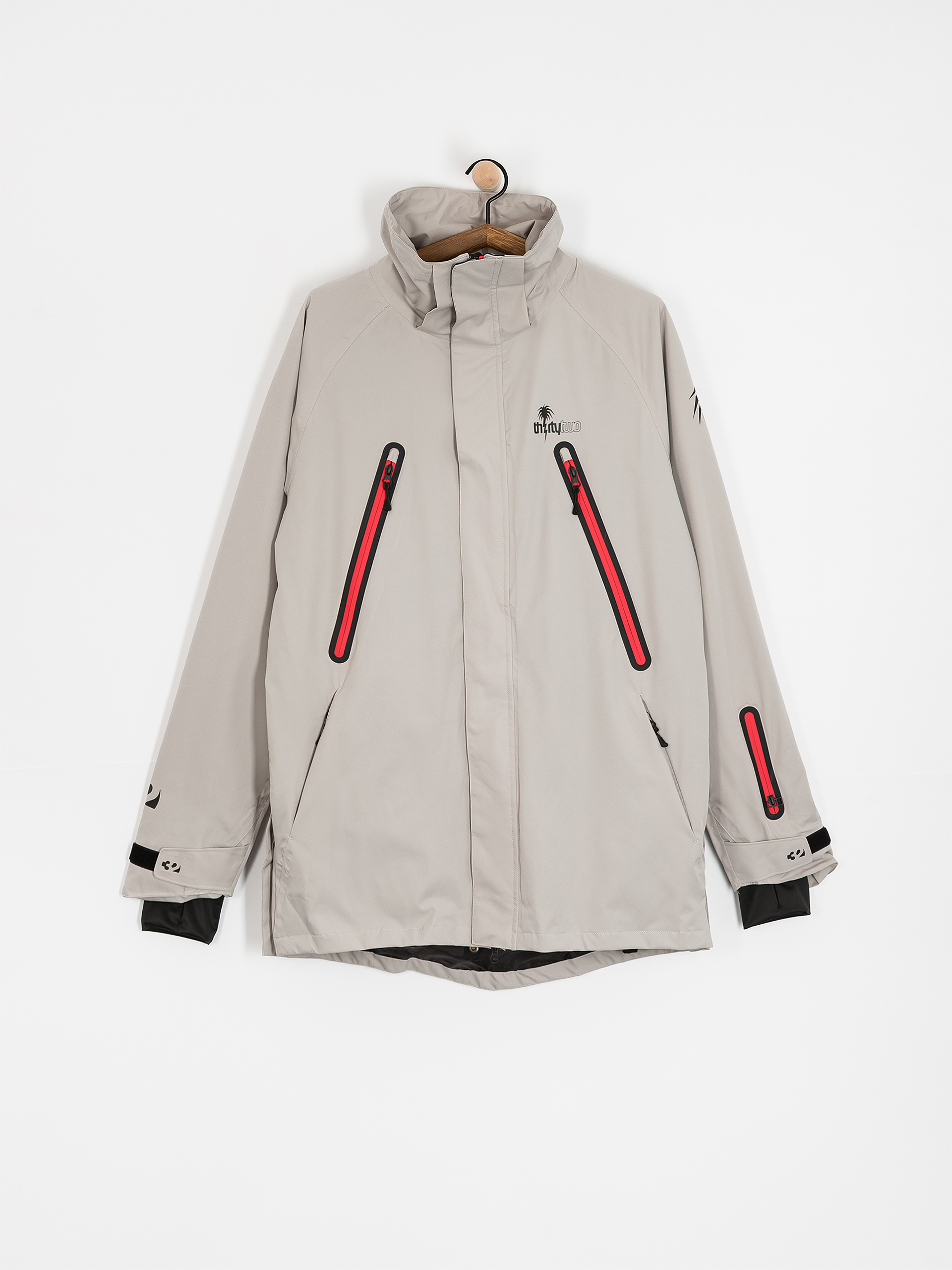 Férfi ThirtyTwo Spring Break Pintail Powder Pa Snowboard dzseki (gravel)