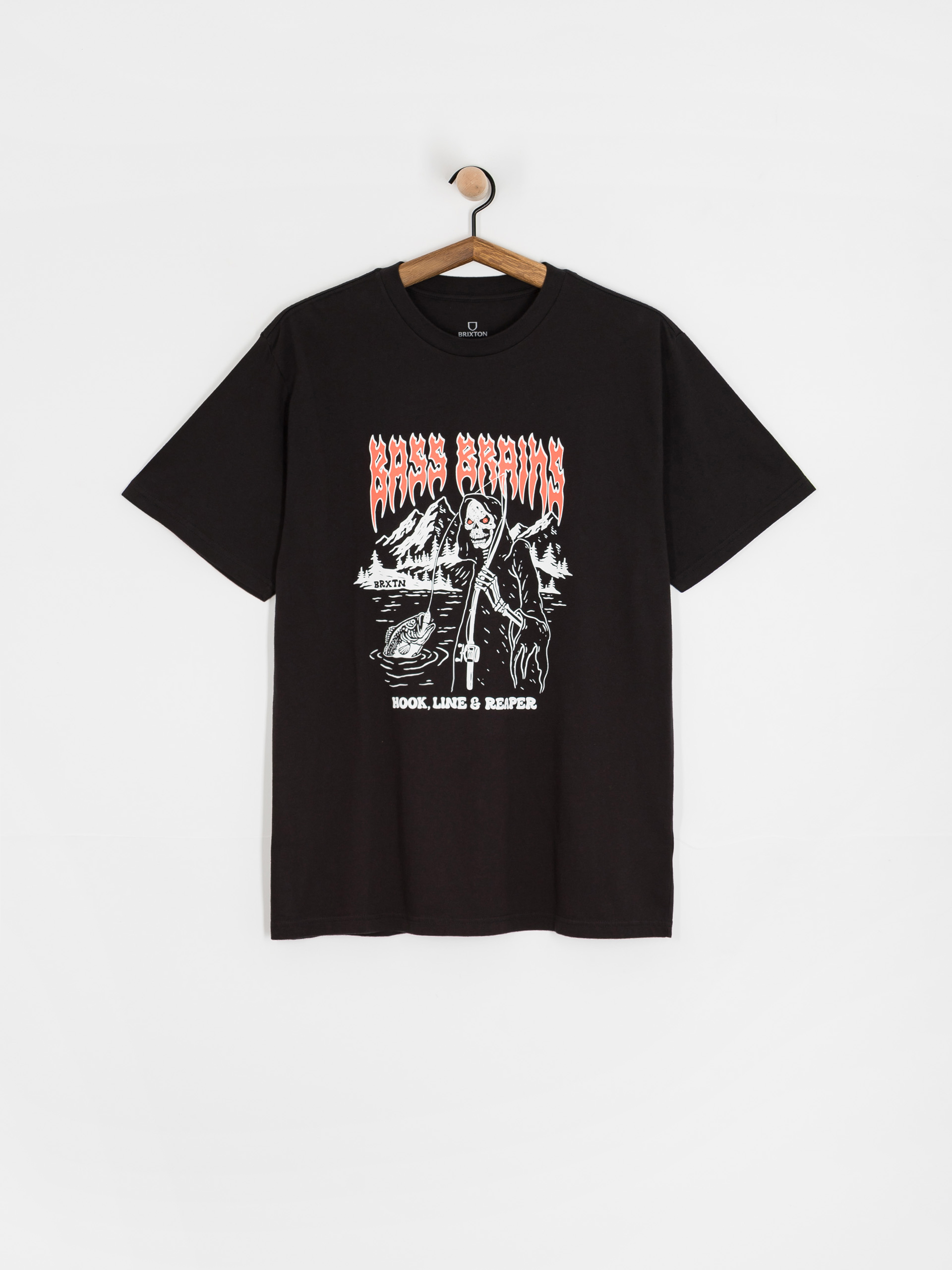 Brixton Bass Brains Reaper Póló (black)