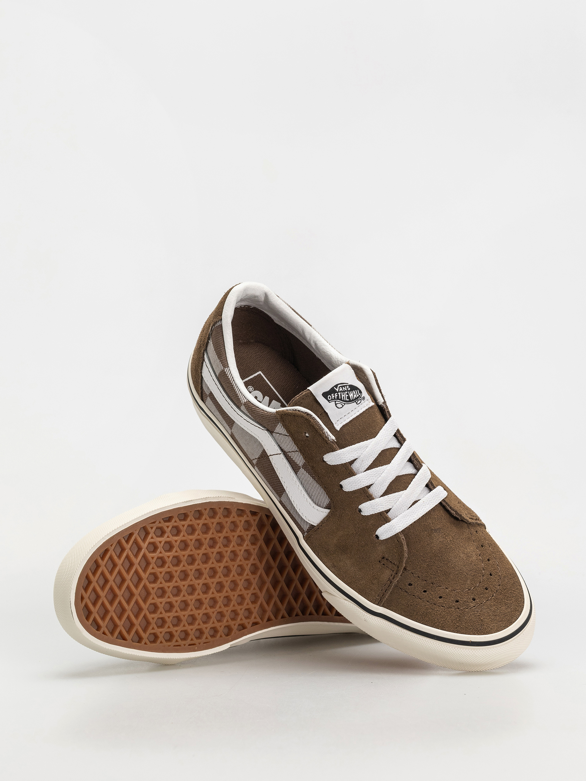 Vans Sk8 Low Cipők (mono checkerboard brown)