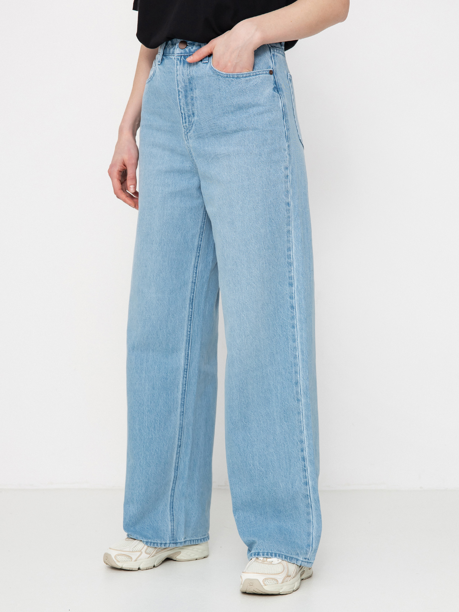 Volcom Stoned Bf Hirise Wmn Kisnadrág (blue bird)