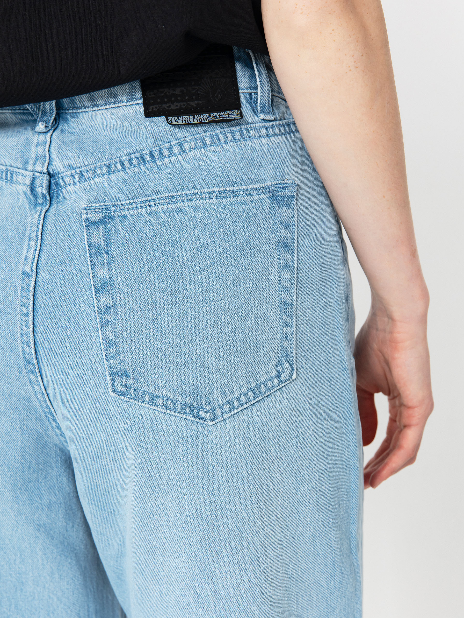 Volcom Stoned Bf Hirise Wmn Kisnadrág (blue bird)