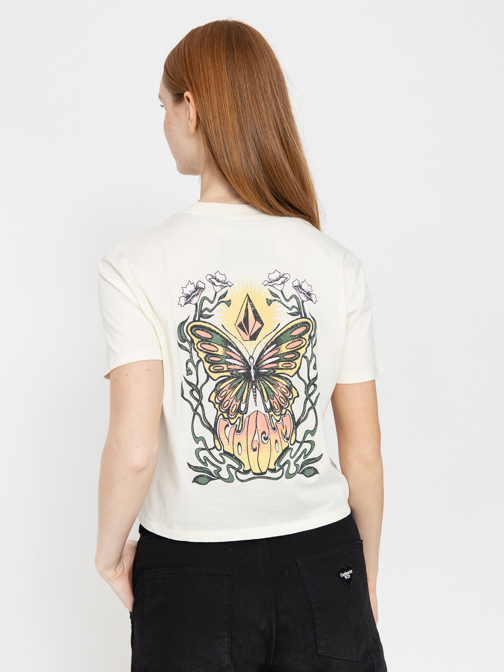 Volcom Pocket Dial Wmn Póló (bone)