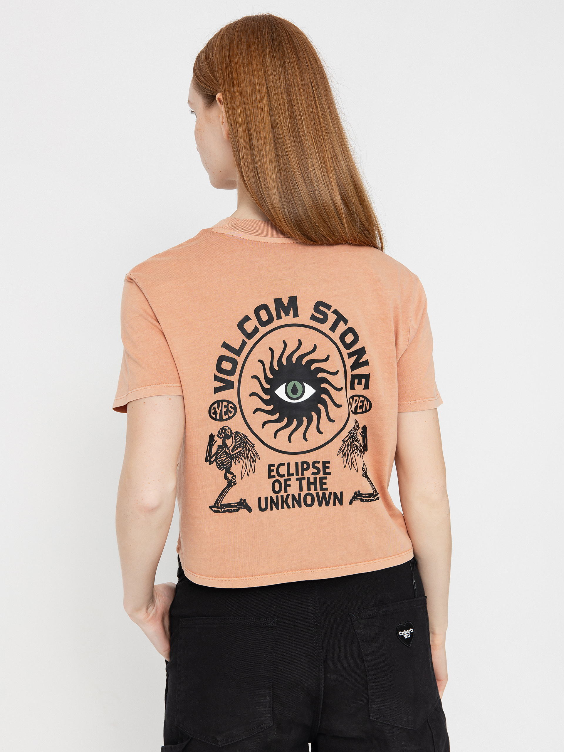 Volcom Dial Crop Wmn Póló (sand brown)