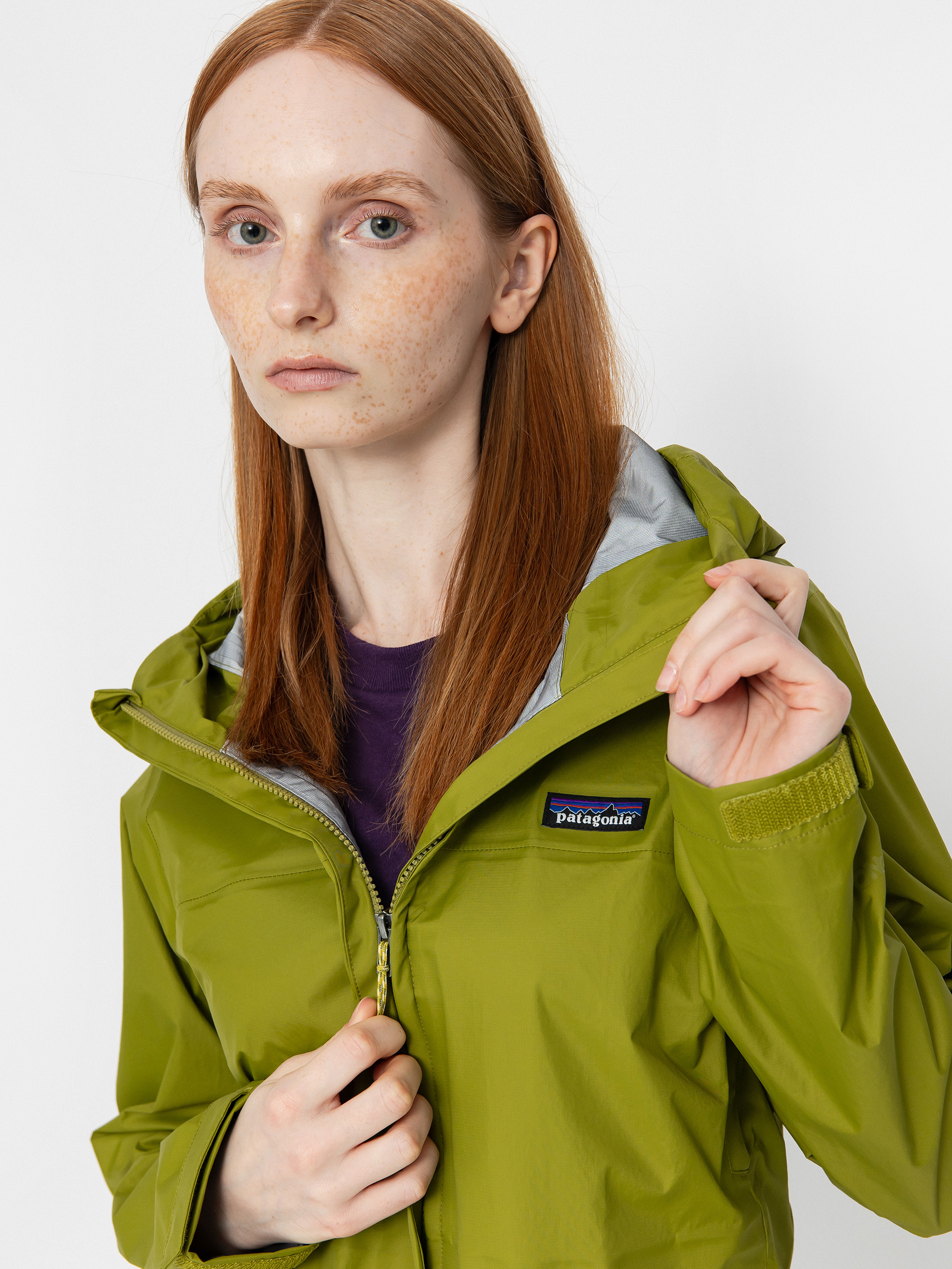 Patagonia Torrentshell 3L Wmn Dzseki (graze green)