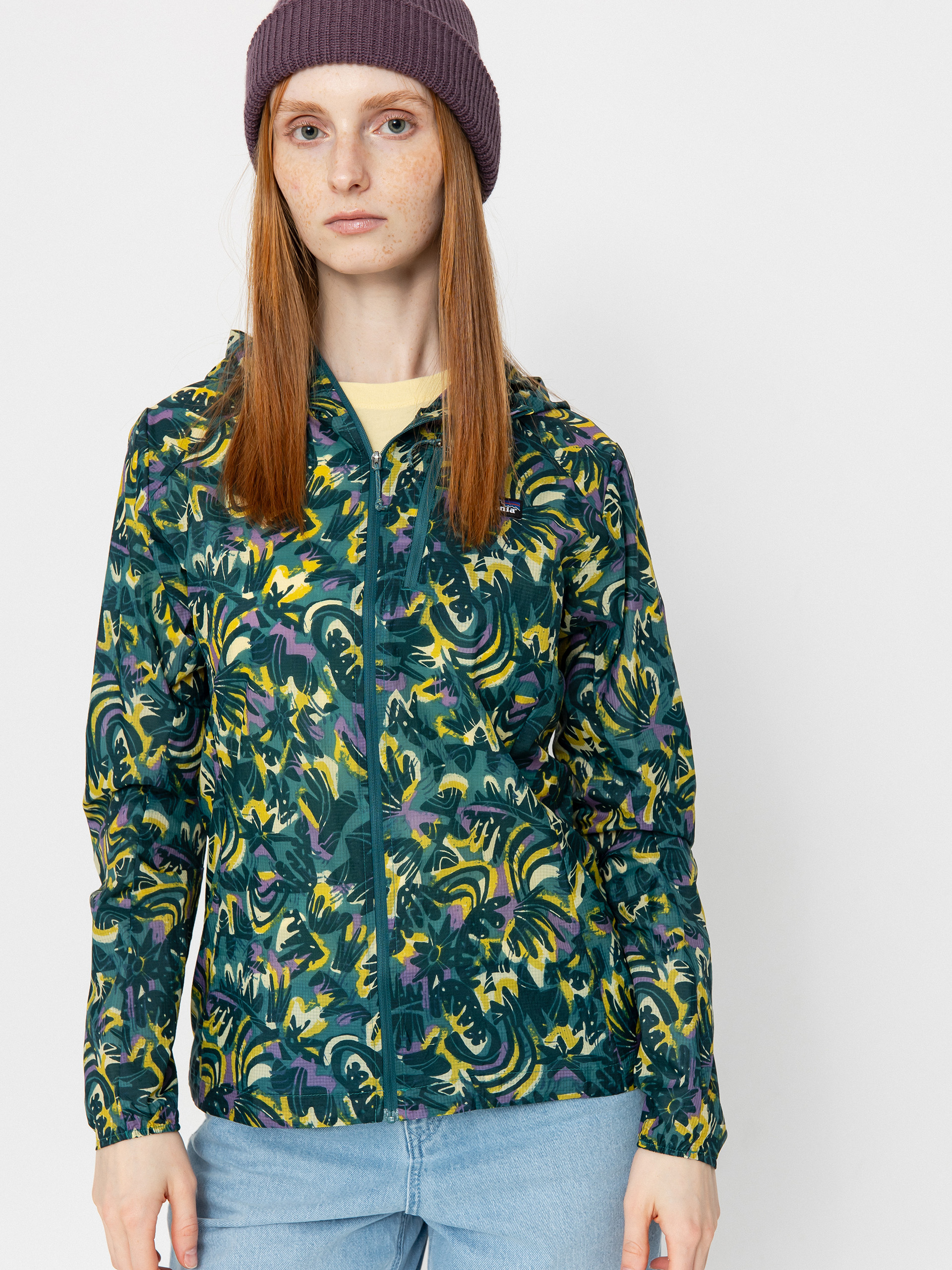 Patagonia Houdini Wmn Dzseki (wild botanist/wetland blue)