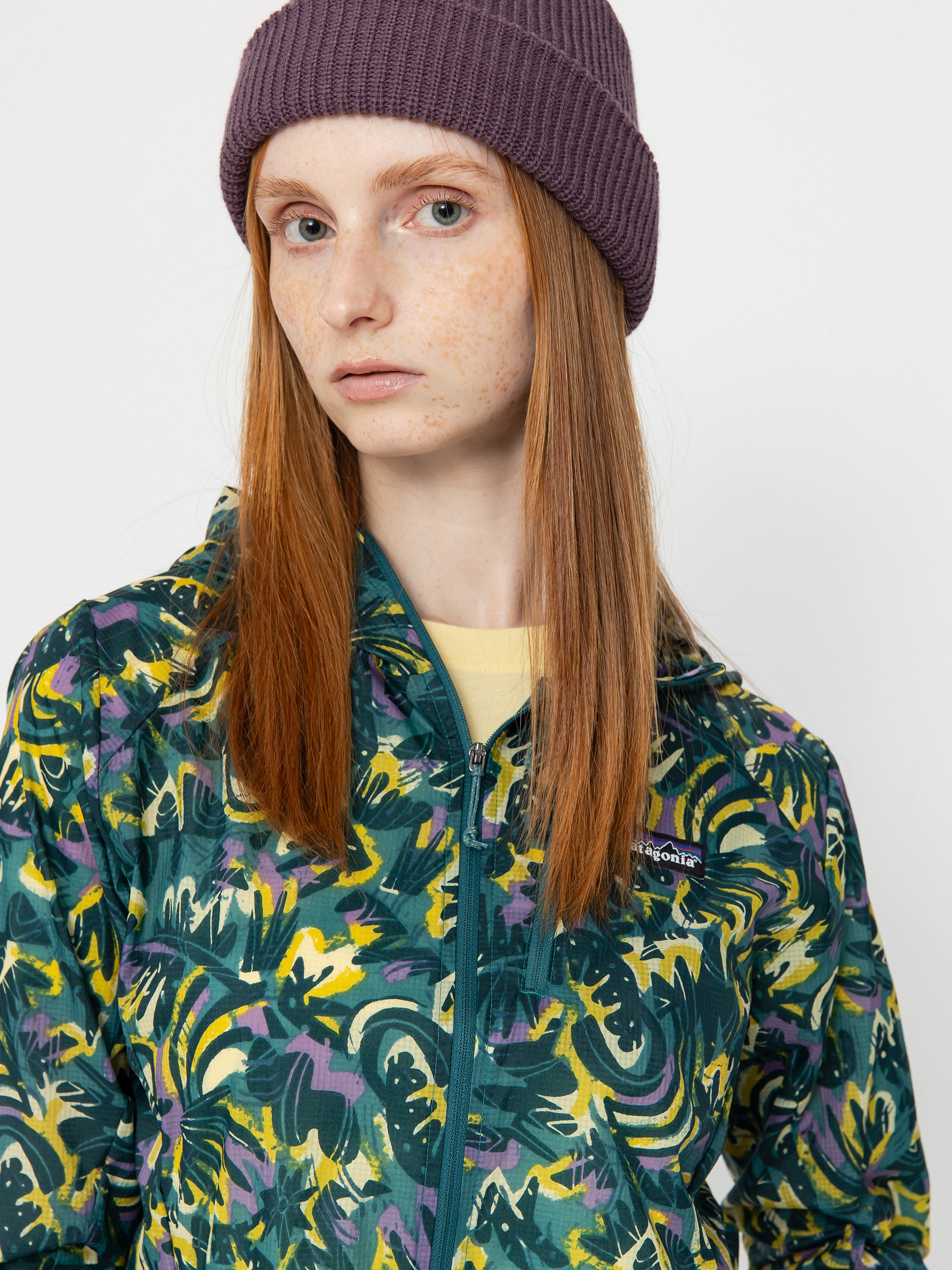 Patagonia Houdini Wmn Dzseki (wild botanist/wetland blue)