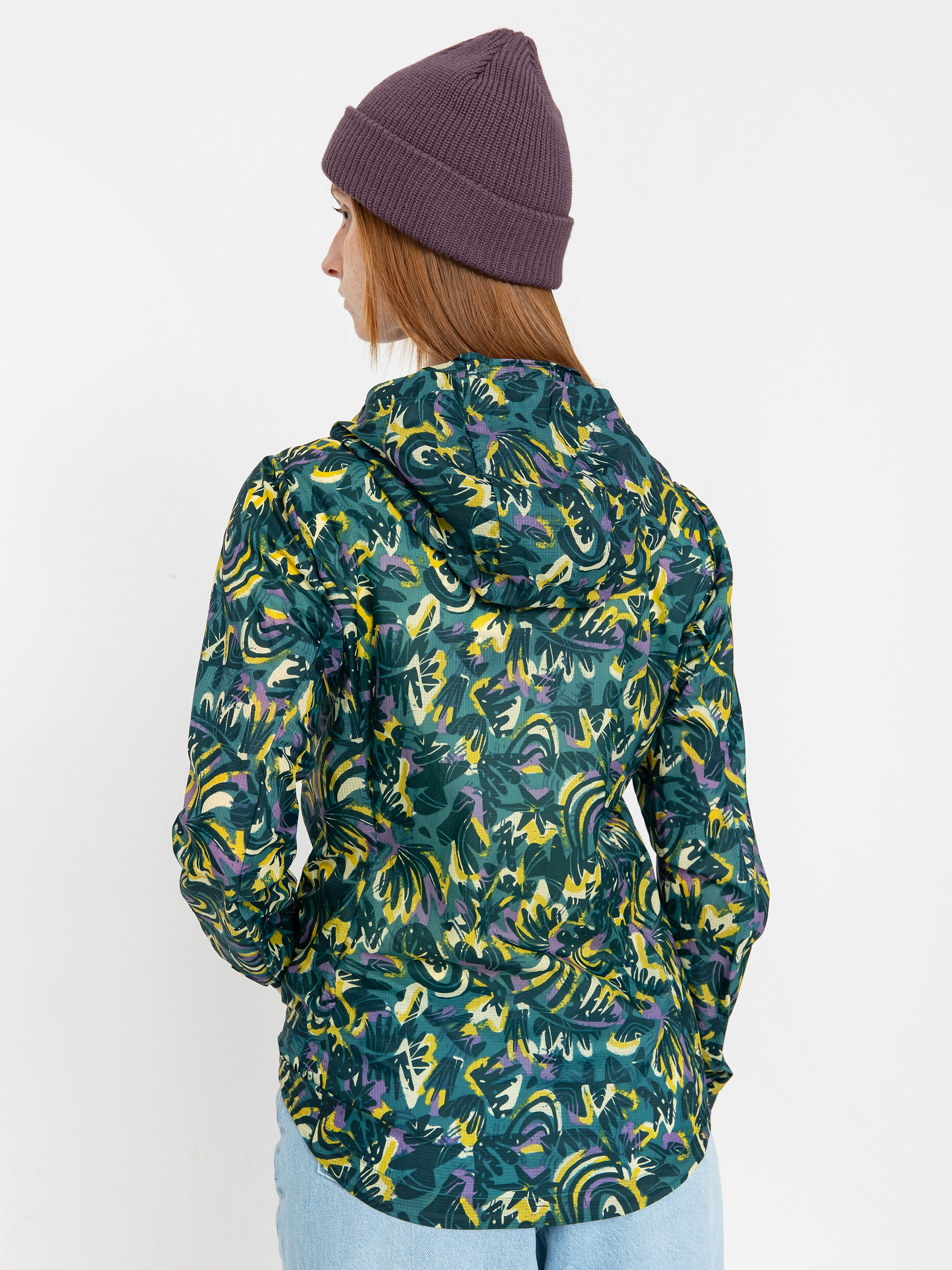 Patagonia Houdini Wmn Dzseki (wild botanist/wetland blue)