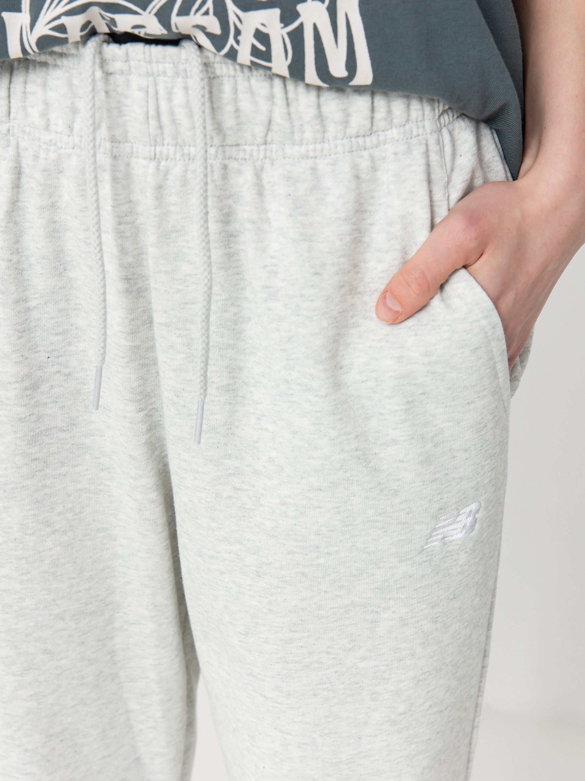 New Balance French Terry Wmn Kisnadrág (ashheath)