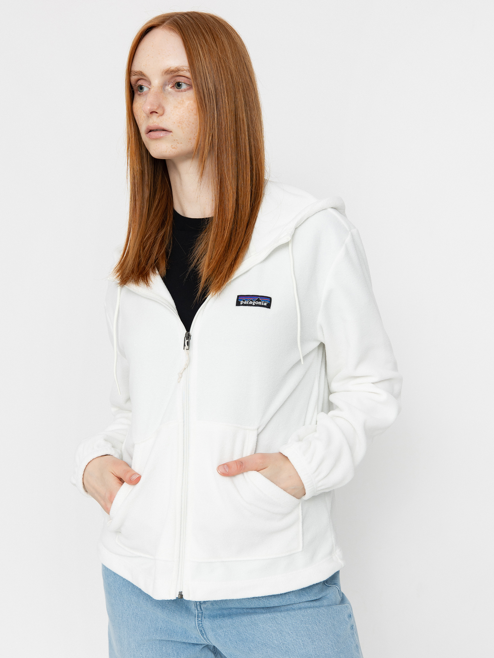 Patagonia Micro D ZHD Kapucnis pulóver Wmn (birch white)