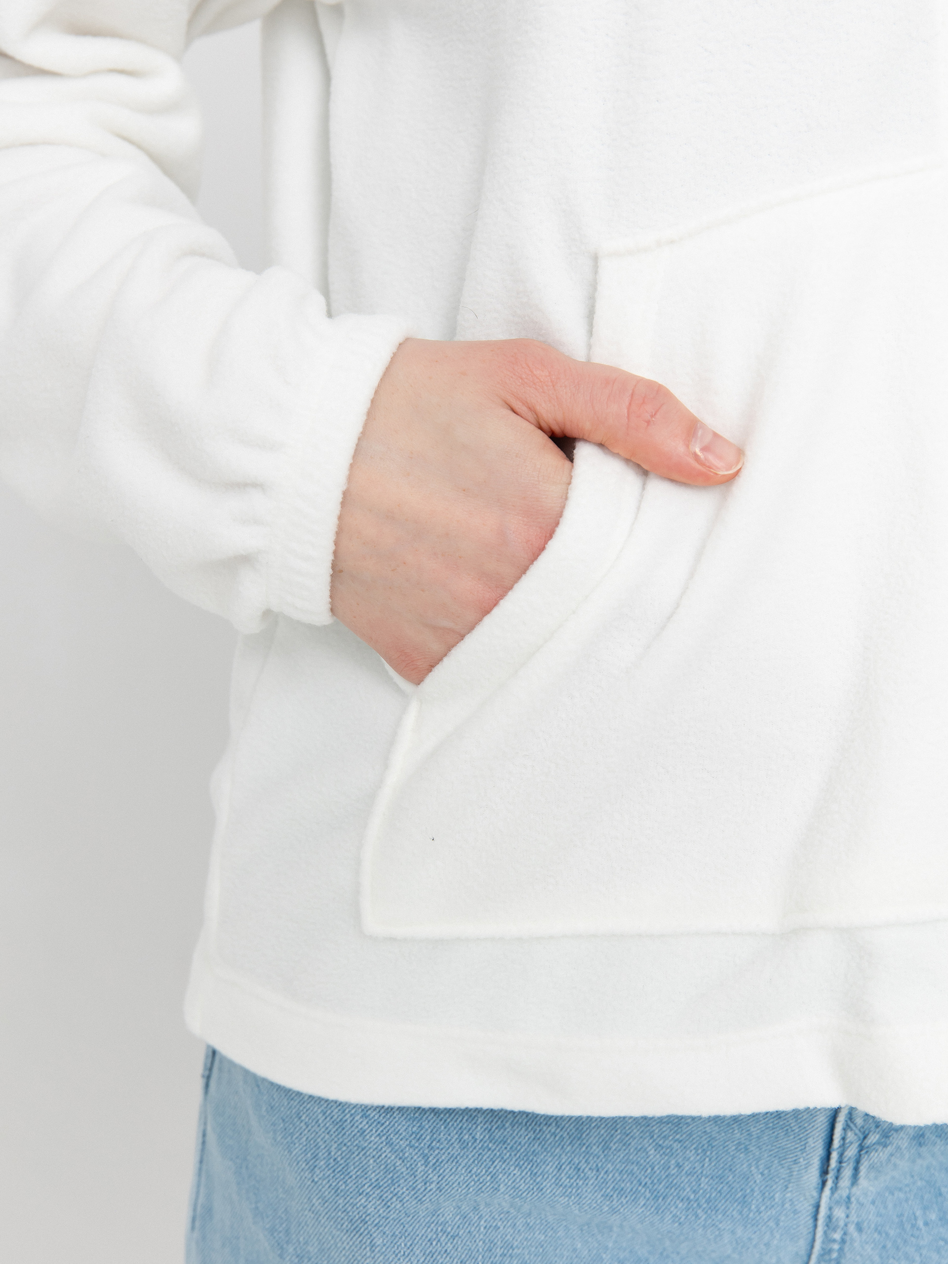 Patagonia Micro D ZHD Wmn Kapucnis pulóver (birch white)