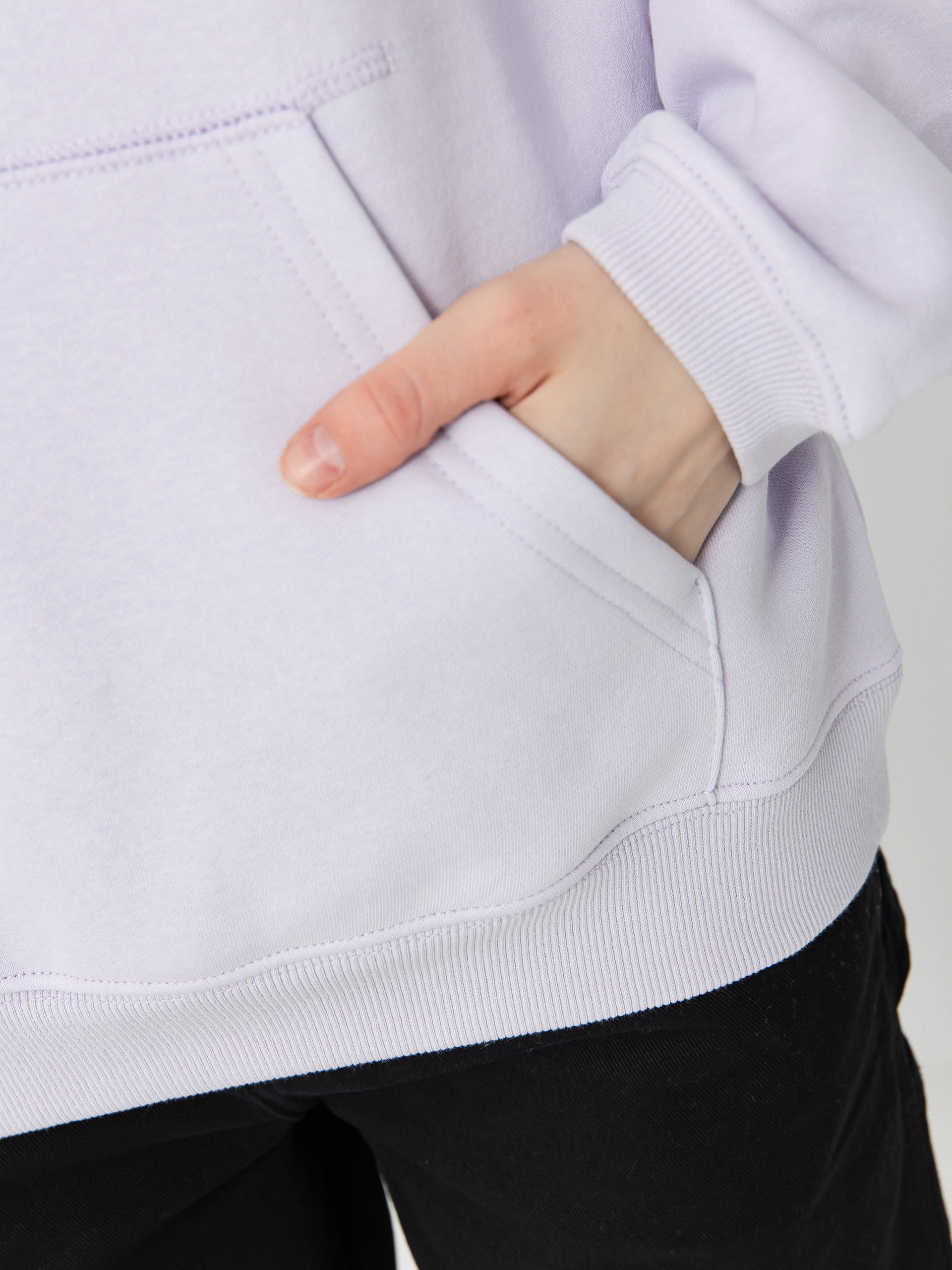 Kapucnis pulóver Volcom Stone Heart Up HD Wmn (dusty lavender)