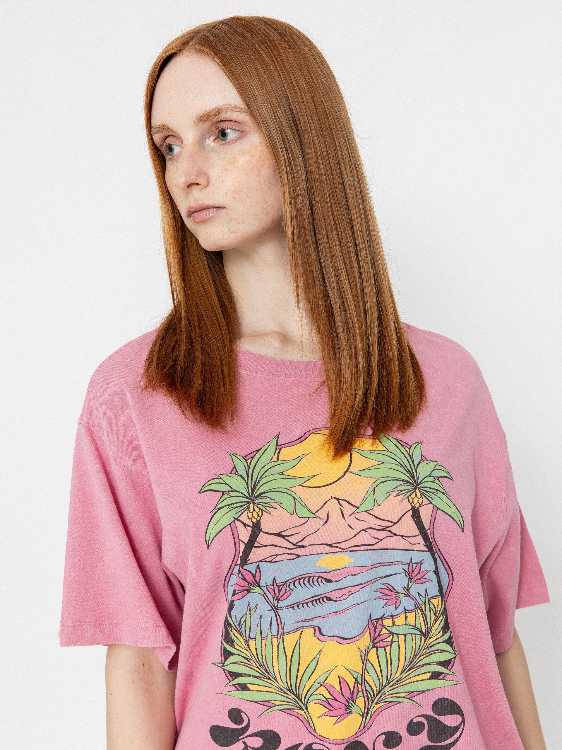 Roxy Sunnyoversize Optic Wash Wmn Póló (orchid smoke)