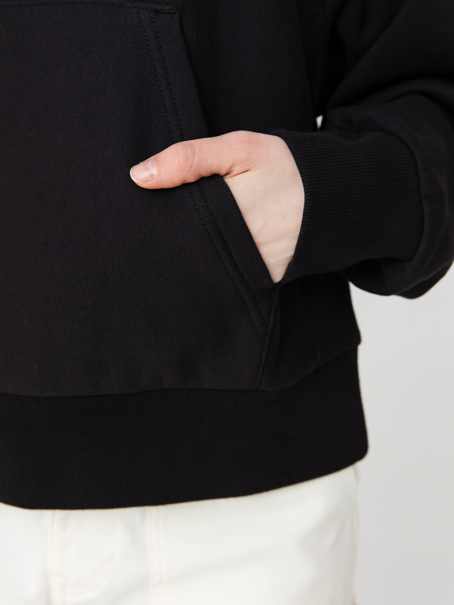 Carhartt WIP American Script HD Wmn Kapucnis pulóver (black)