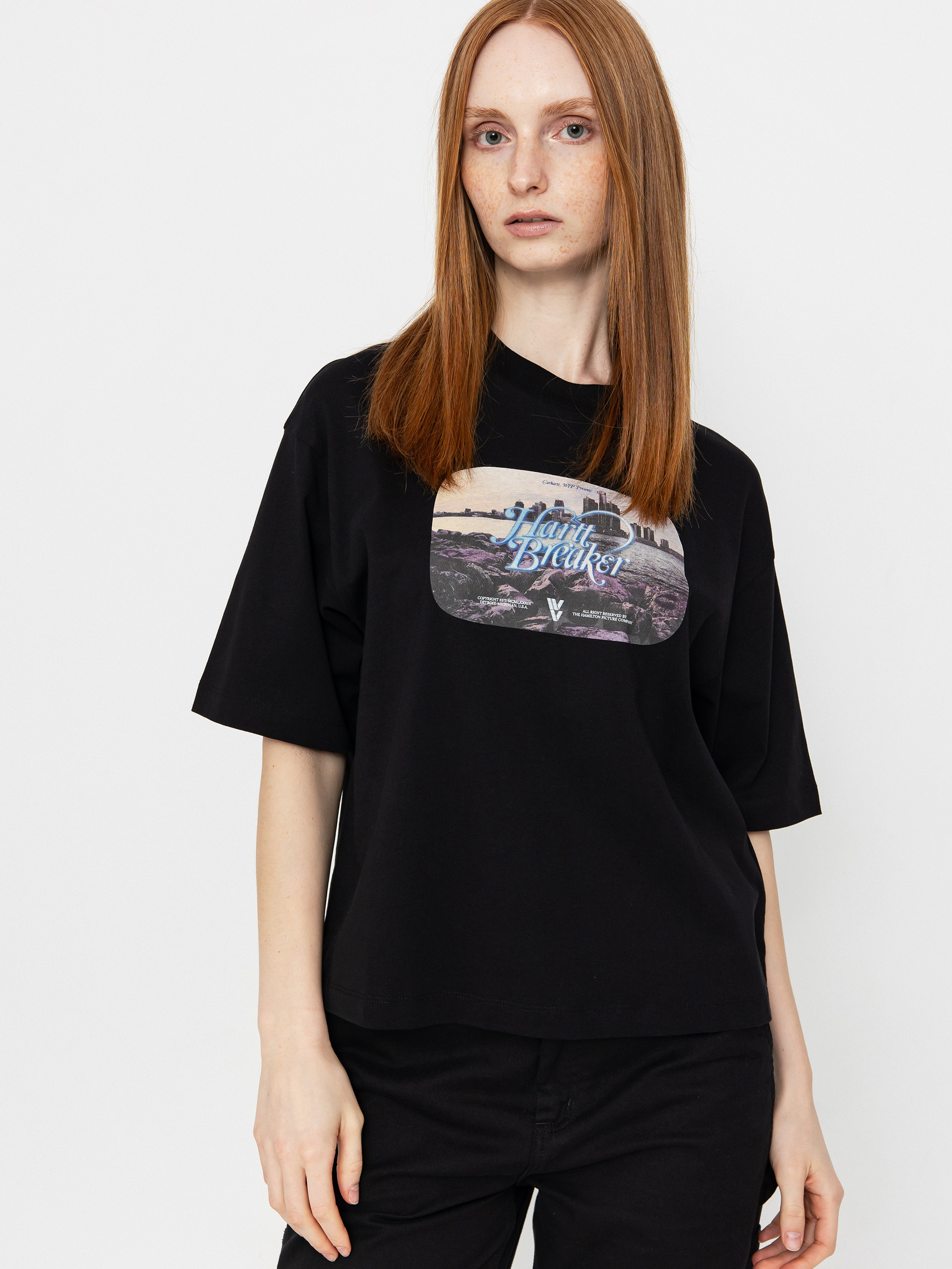 Pu00f3lu00f3 Carhartt WIP Greatest Flicks Wmn (black)