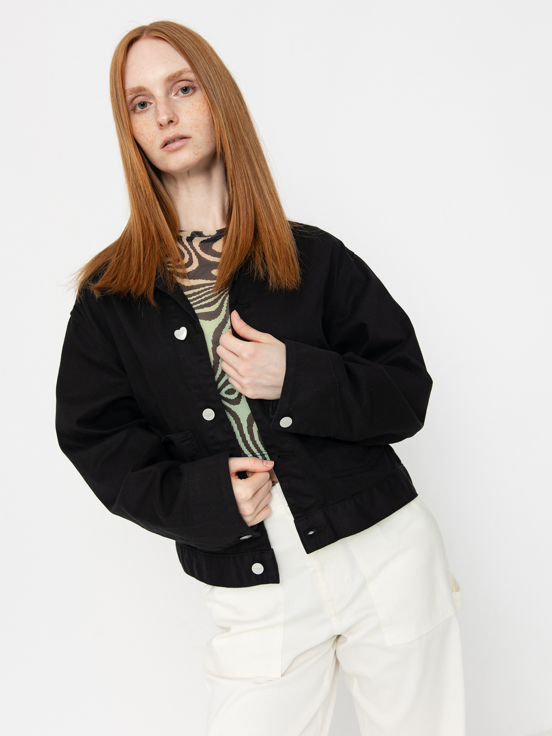 Carhartt WIP Drewe Wmn Dzseki (black)