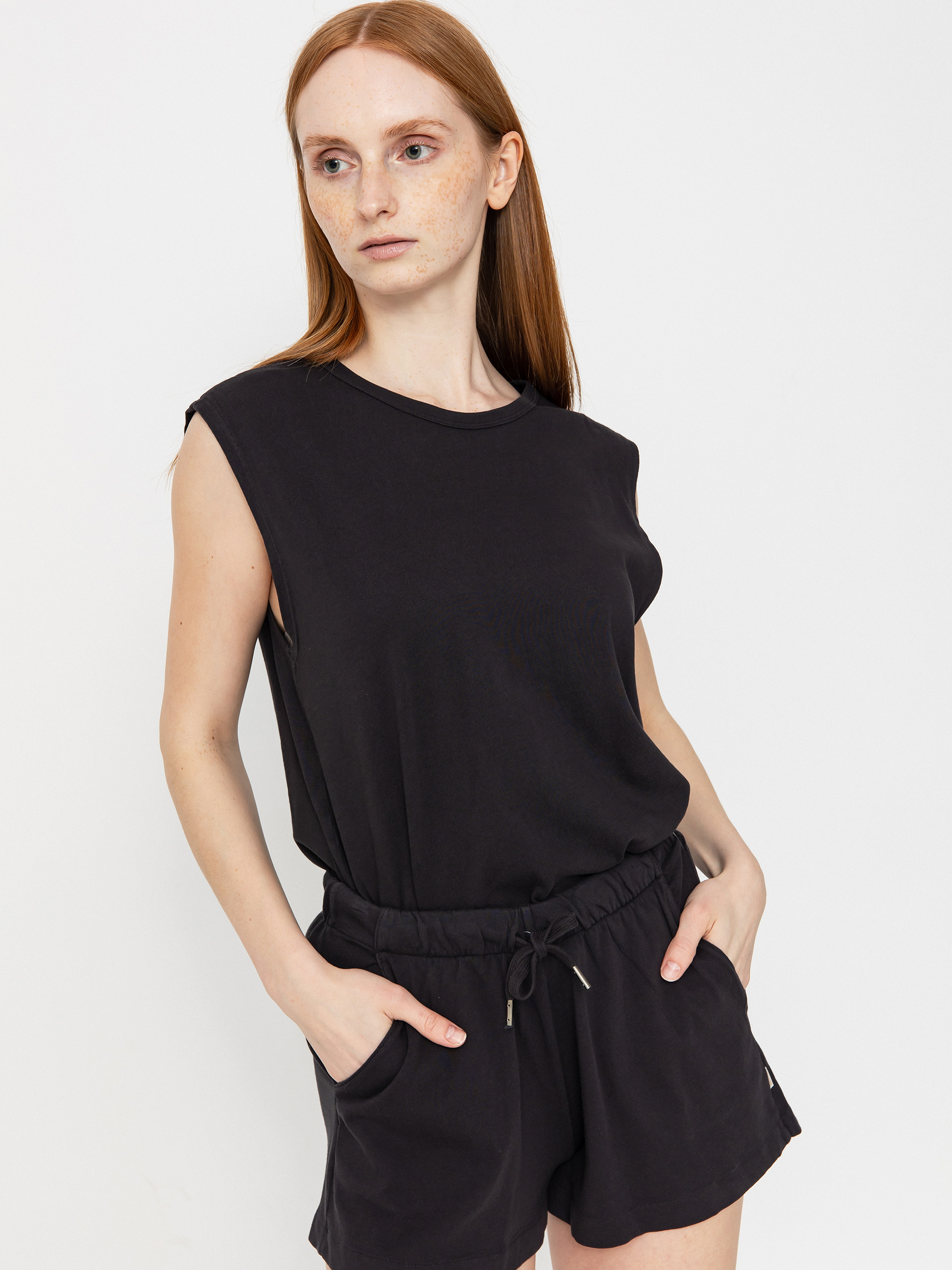 Brixton Carefree Organic Gd Muscle Tan Wmn Póló (black)