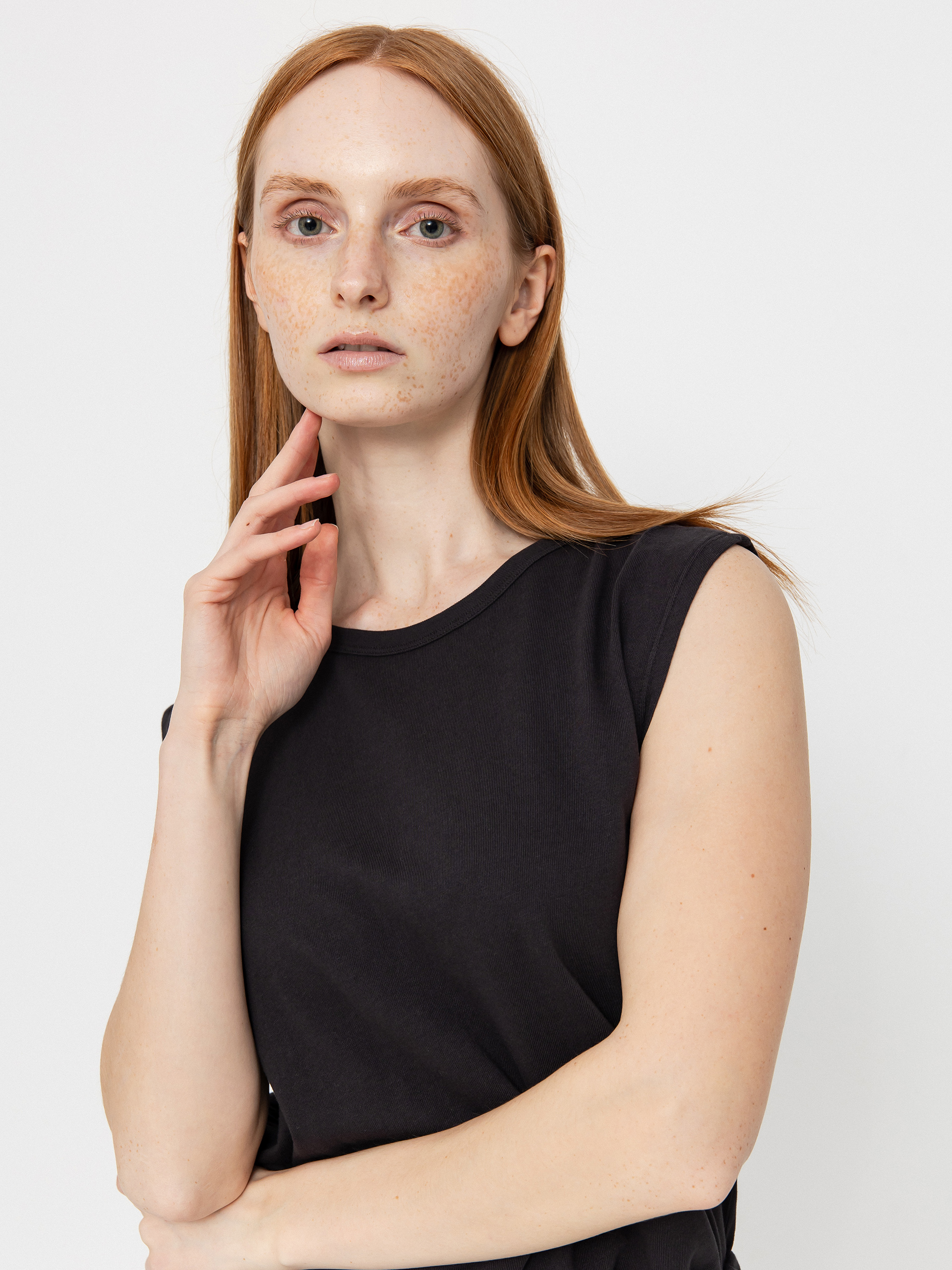 Brixton Carefree Organic Gd Muscle Tan Wmn Póló (black)