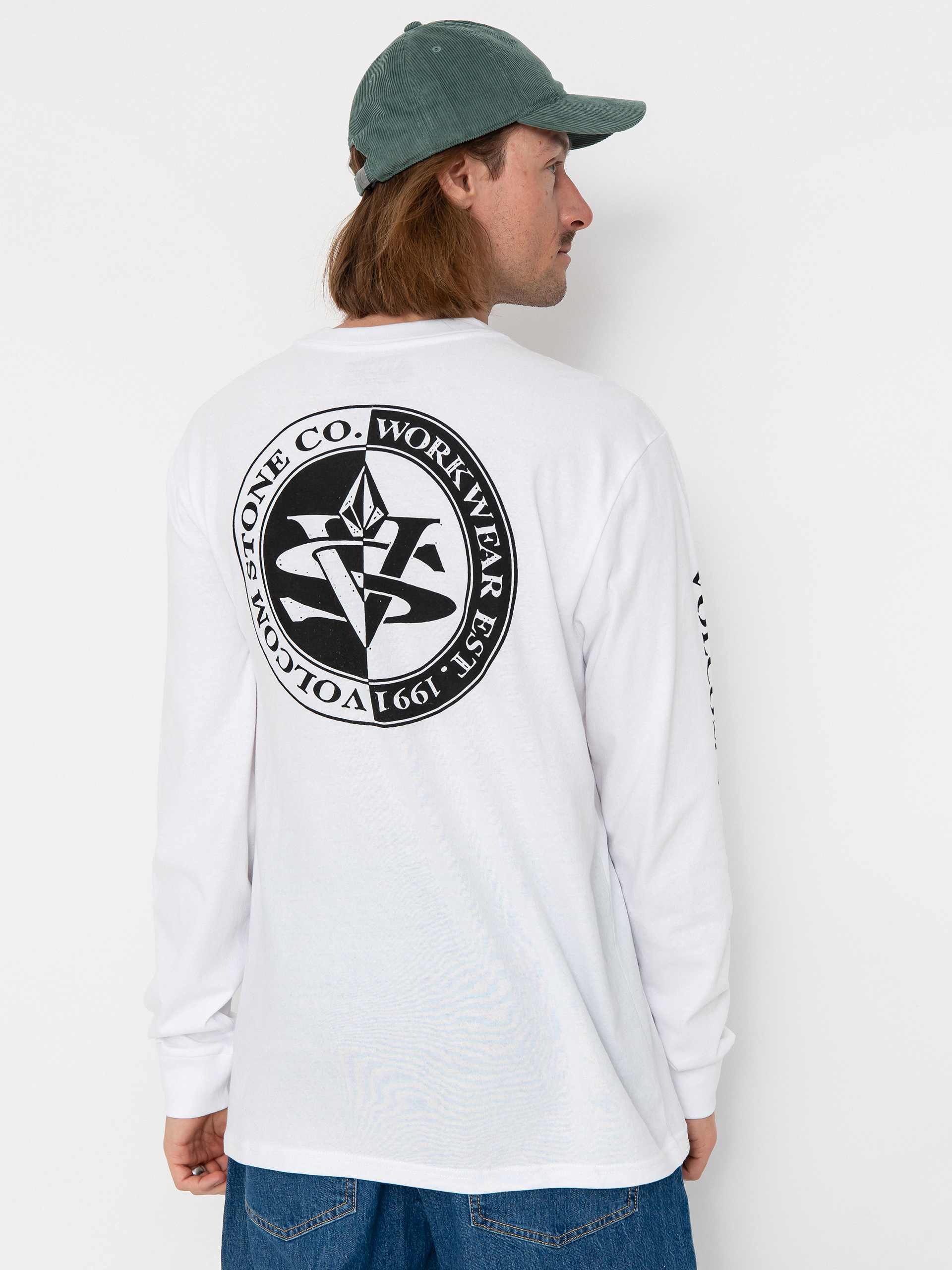 Volcom Excavator Hosszu00fa ujju00fa felsu0151 (white)