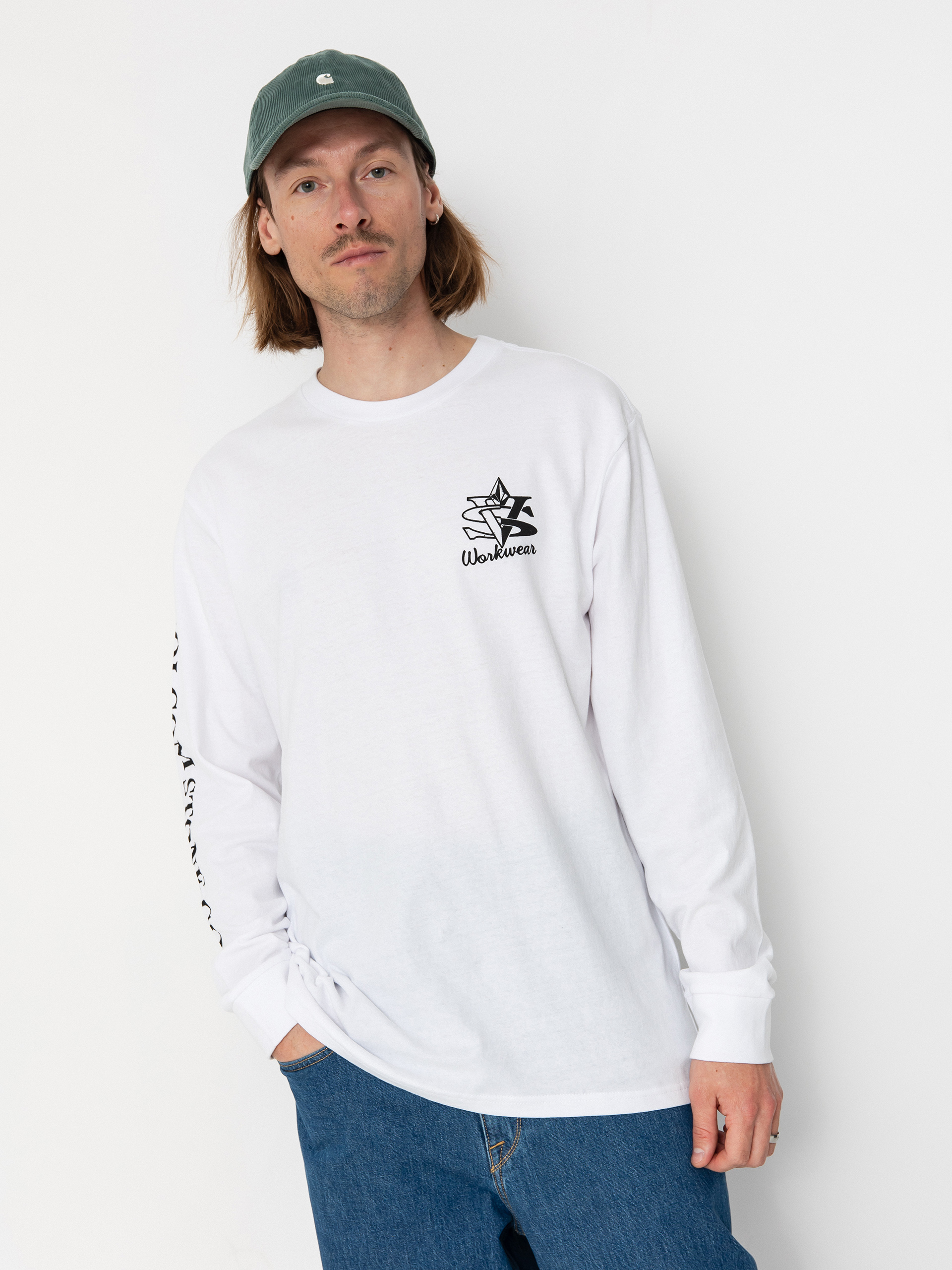 Volcom Excavator Hosszú ujjú felső (white)